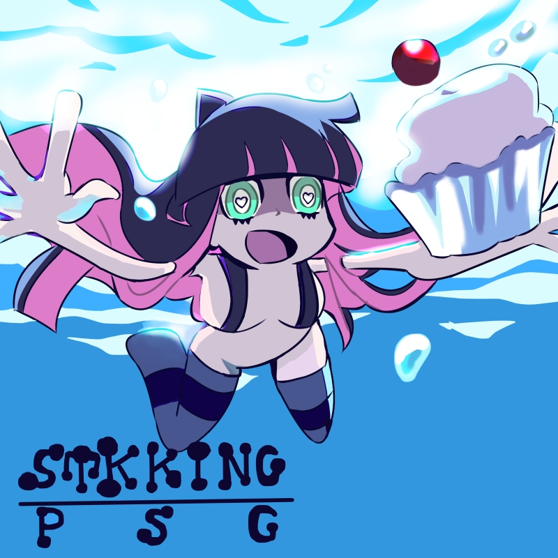 Nirvana Panty_and_Stocking_with_Garterbelt Stocking music nevermind