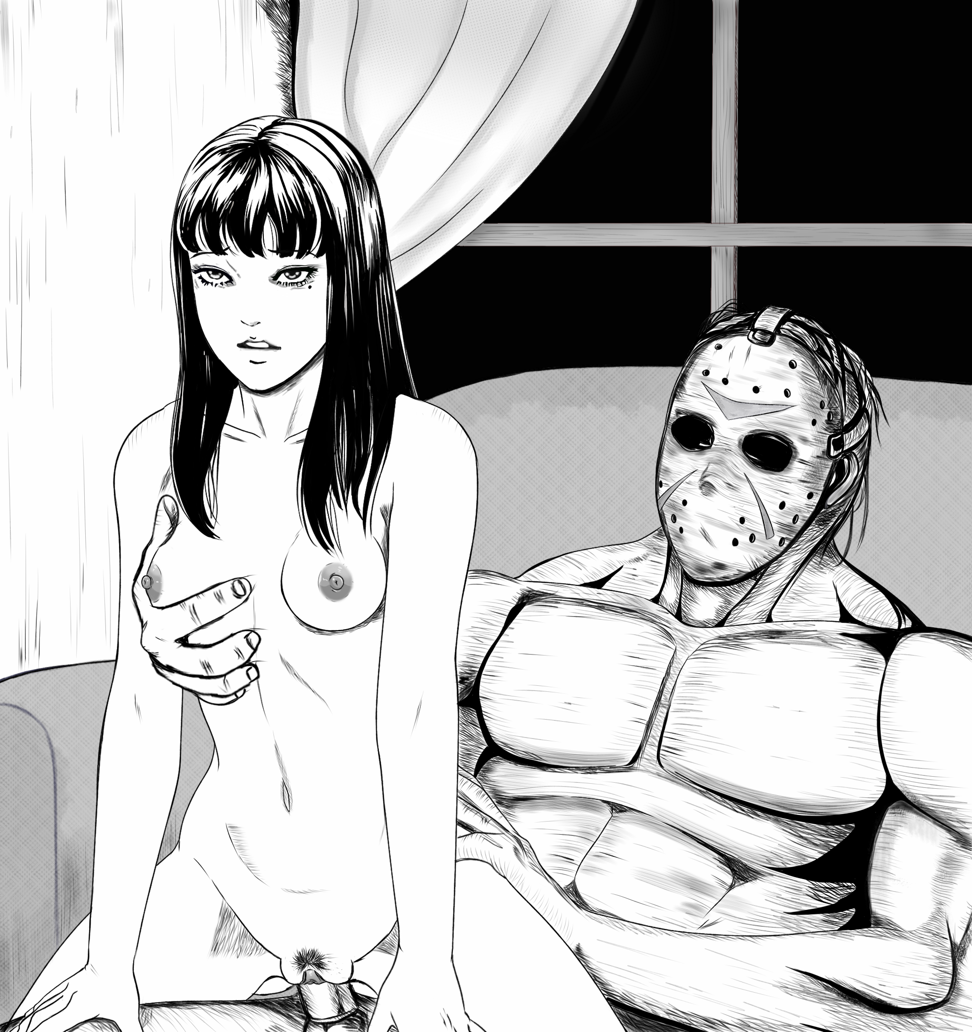 Post 4539552: crossover Friday_the_13th Jason_Voorhees Junji_Ito Tomie  yuya73