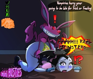 Aaahh!!!_Real_Monsters Ickis Kurvylass Vampirina Vampirina_Hauntley crossover