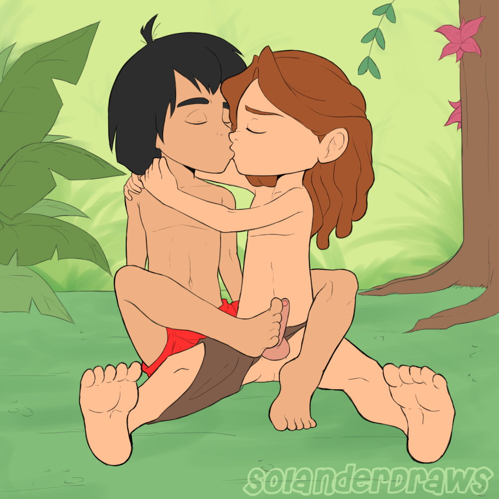 Post Crossover Mowgli Solanderdraws Tarzan Film Tarzan Character The Jungle Book