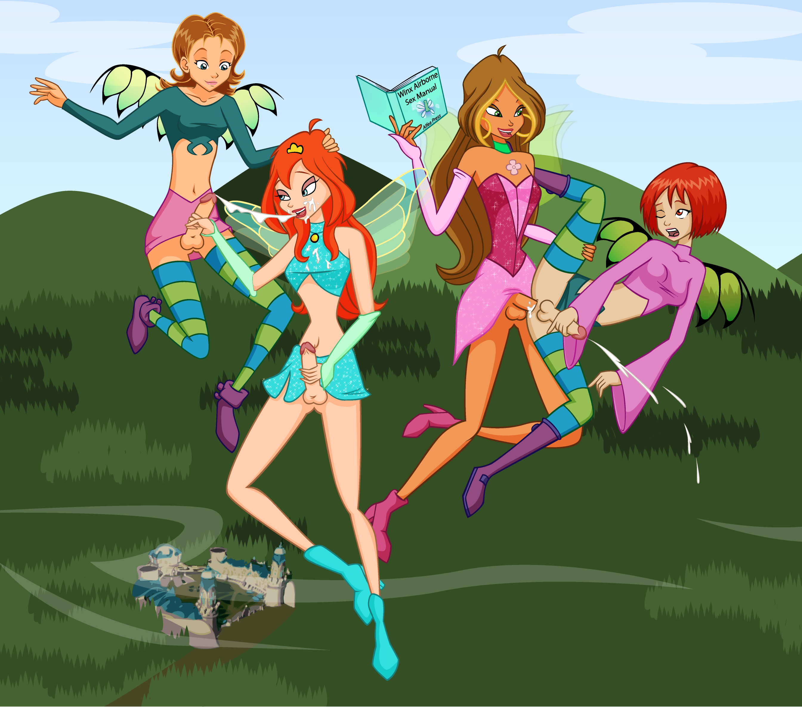 Post 521098: Bloom crossover Flora Irma_Lair Mr._J W.I.T.C.H. Will_Vandom  Winx_Club