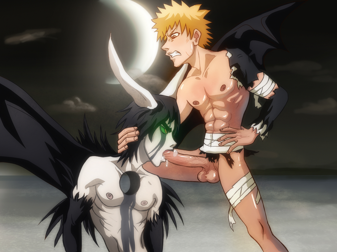 Post 459091: anma Bleach Ichigo_Kurosaki Ulquiorra_Cifer