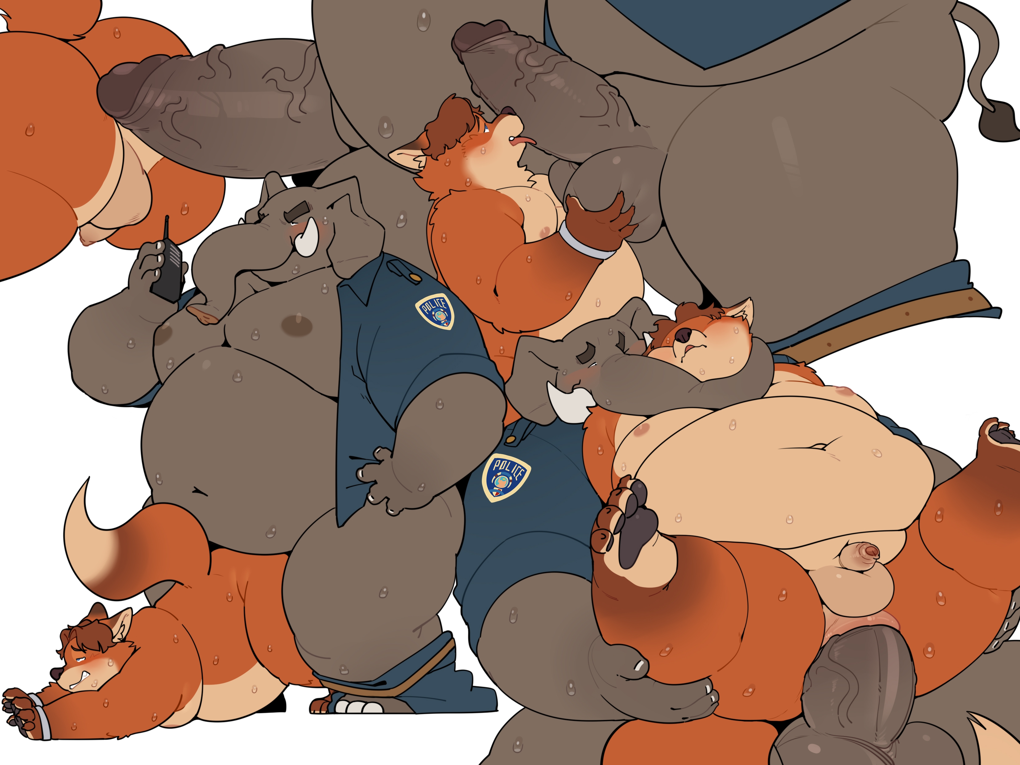 Gideon_Grey Officer_Bob_Trumpet Zootopia quanjiang