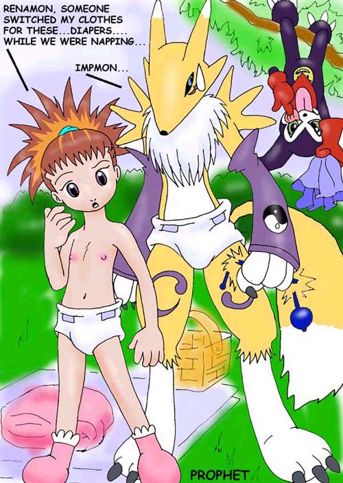 Diaper Digimon Porn - Post 84314: Digimon Digimon_Tamers Impmon Prophet Renamon Rika_Nonaka