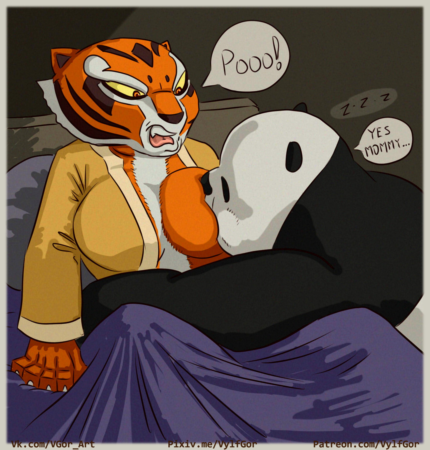 Kung fu panda tigress rule 34