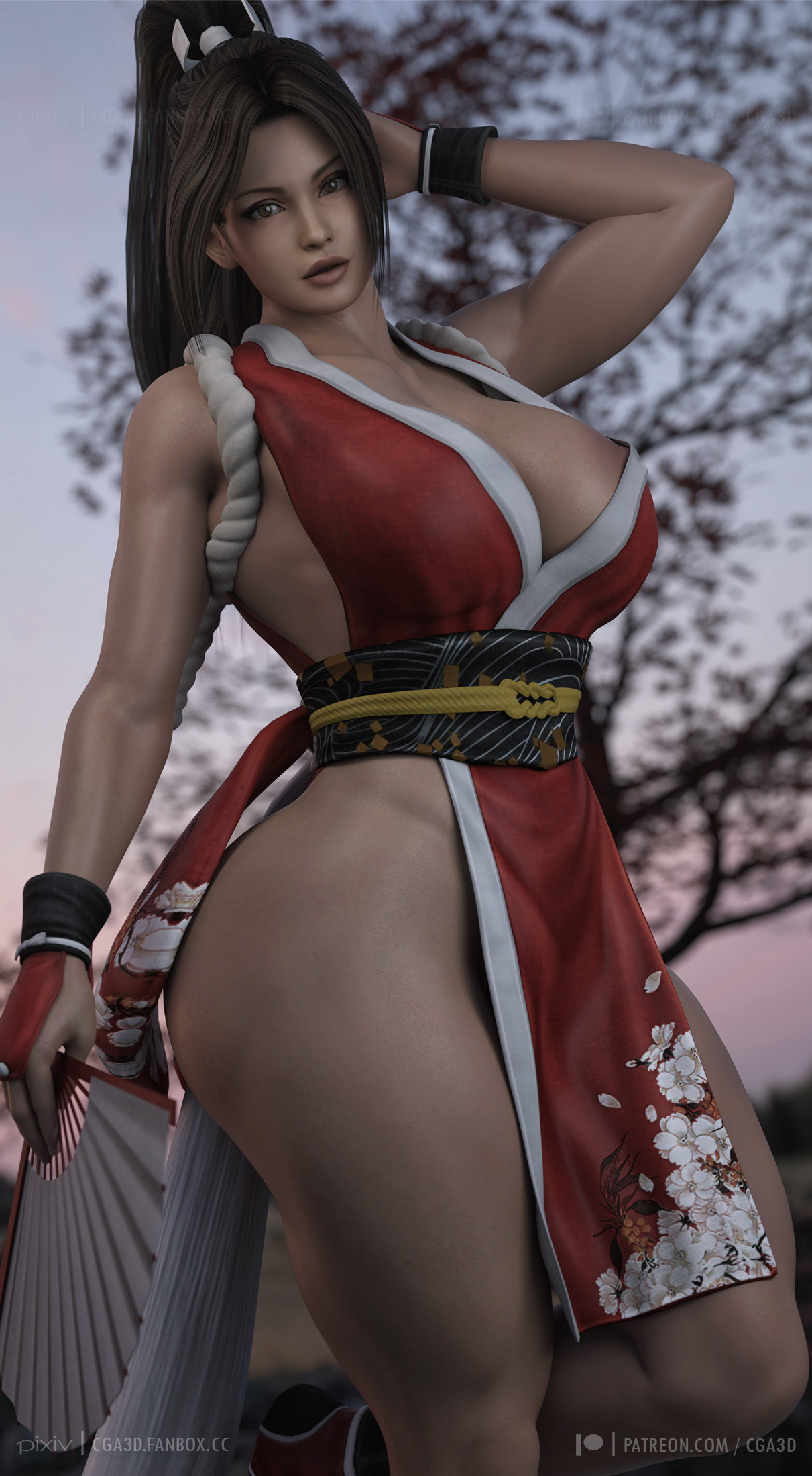 Fatal_Fury Mai_Shiranui cga3d