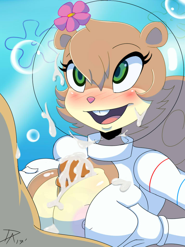 Sandy cheeks coloring pages