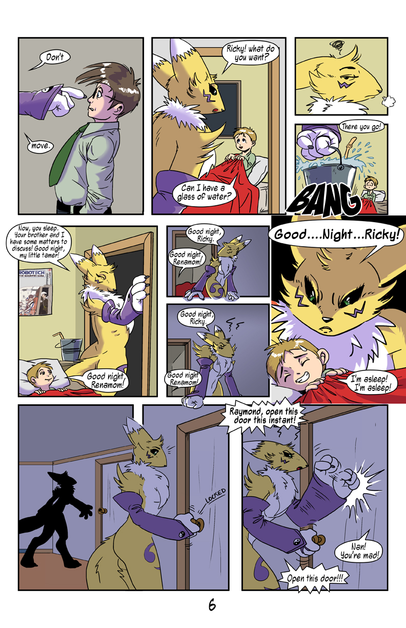 Digimon Henbe Renamon comic