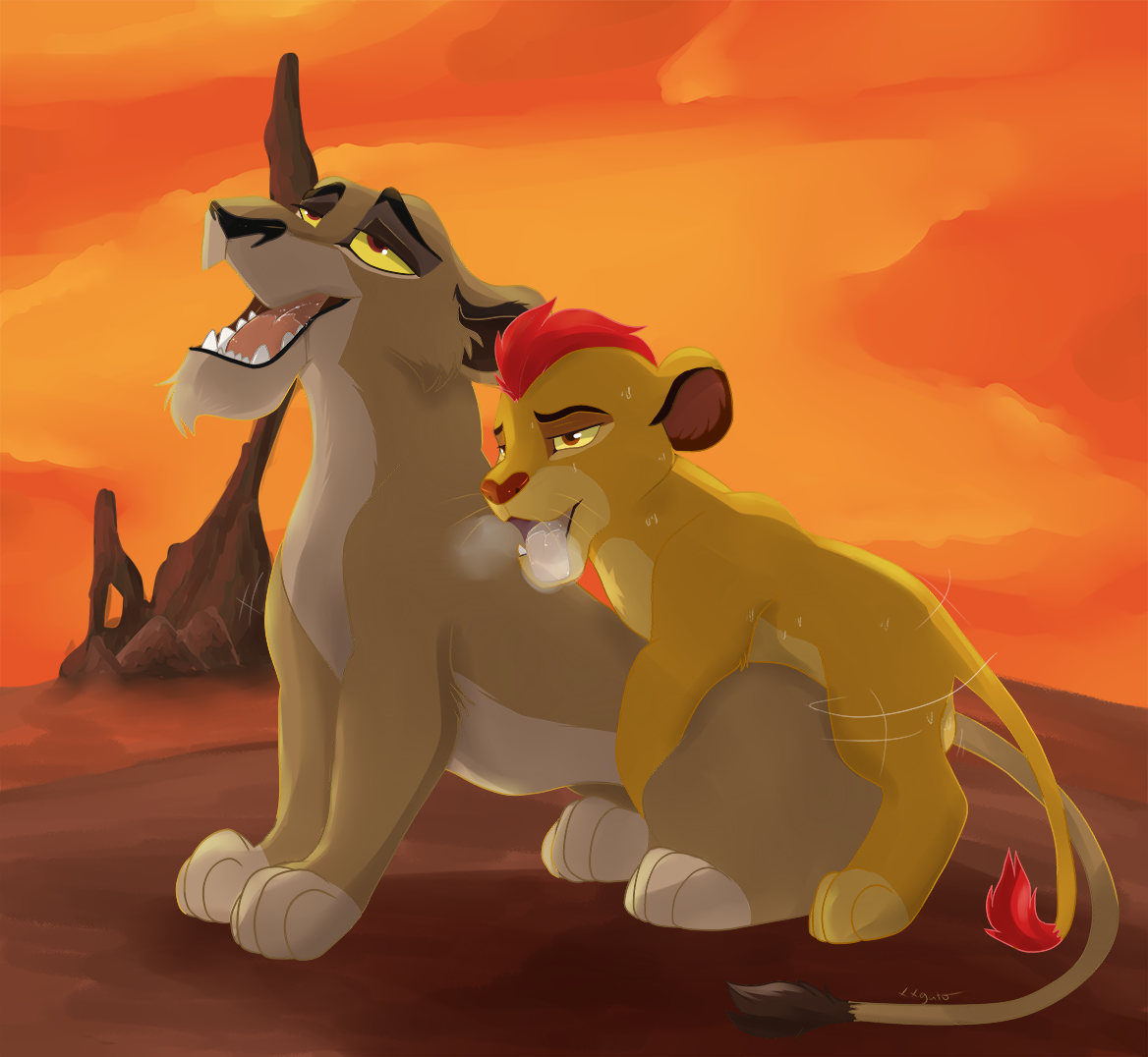 Post 4218350 Kion Thelionguard Thelionking Xxgato Zira 