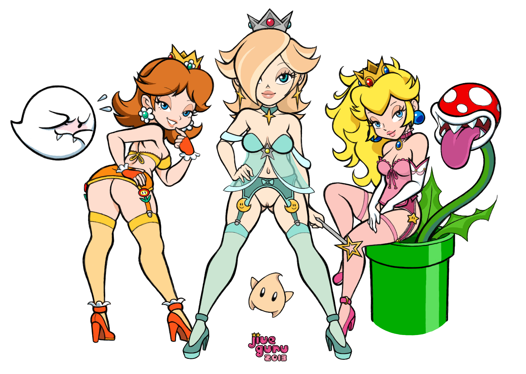 Princess Peach ~ booty! thong! panties!! =) 