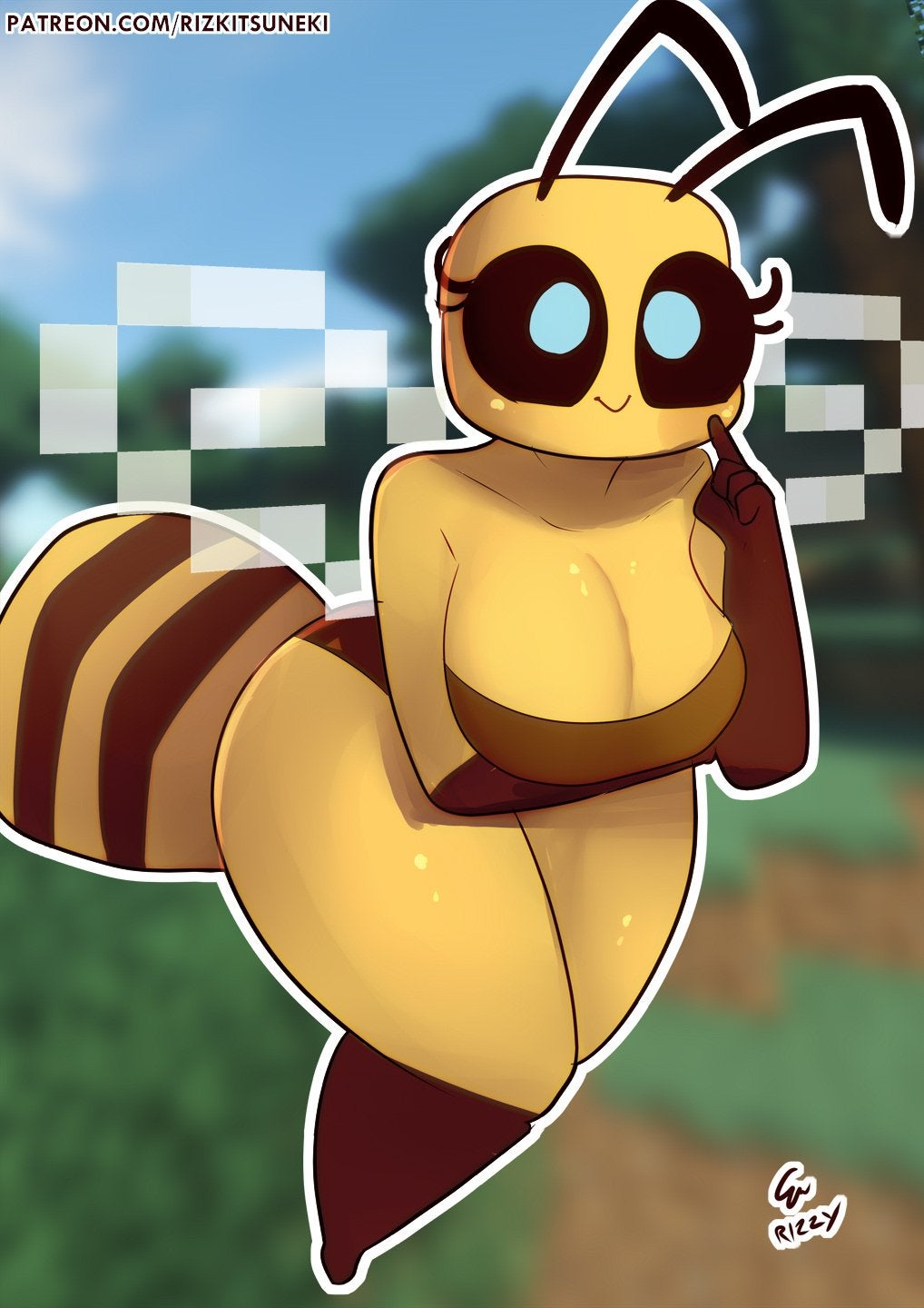 Post 3788560: Bee Minecraft rizkitsuneki