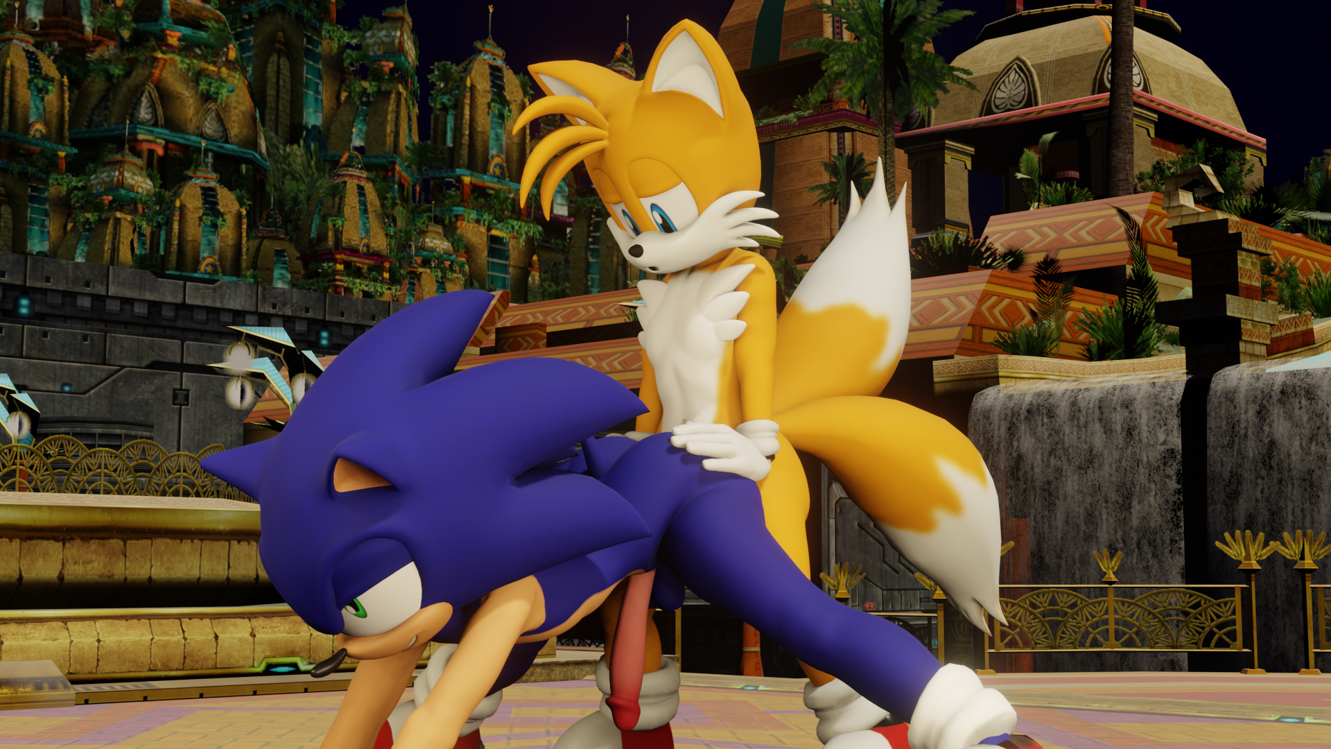 Post 5287837: blender Sonic_the_Hedgehog Sonic_the_Hedgehog_(series) Tails  TwinTails3D