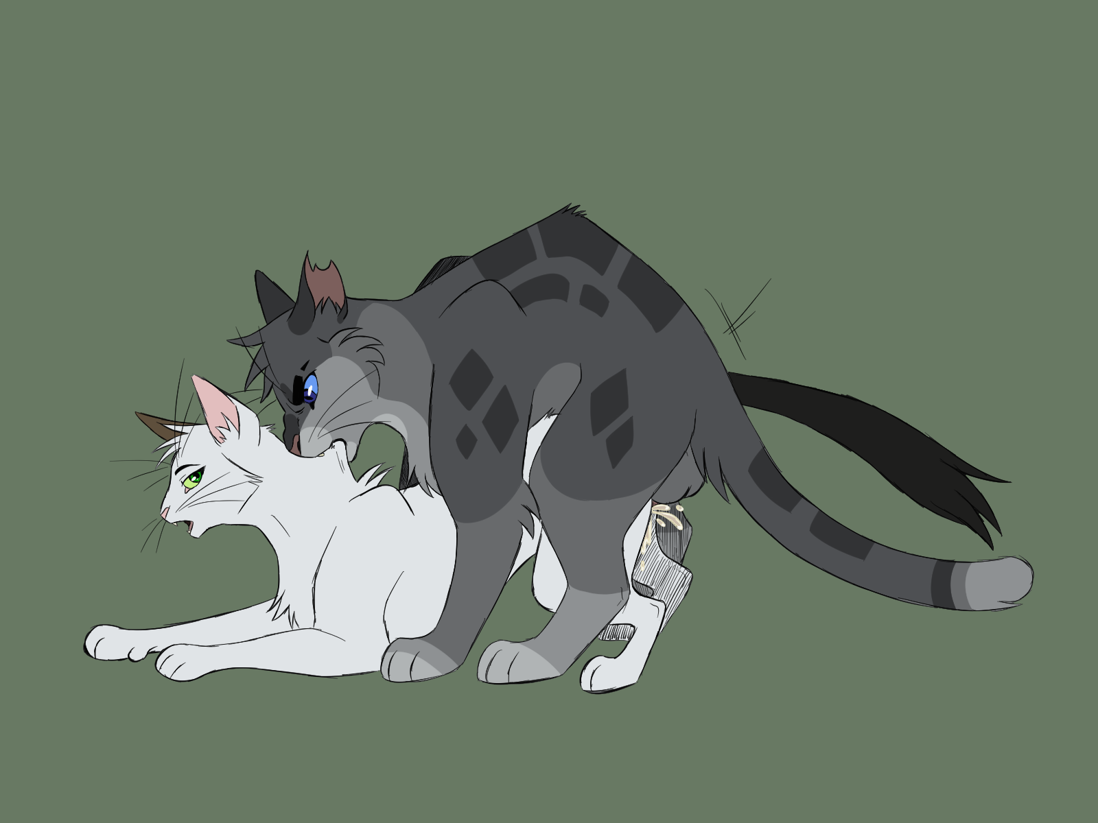 Post 4381316: Ashfur Barkfur Warrior_Cats