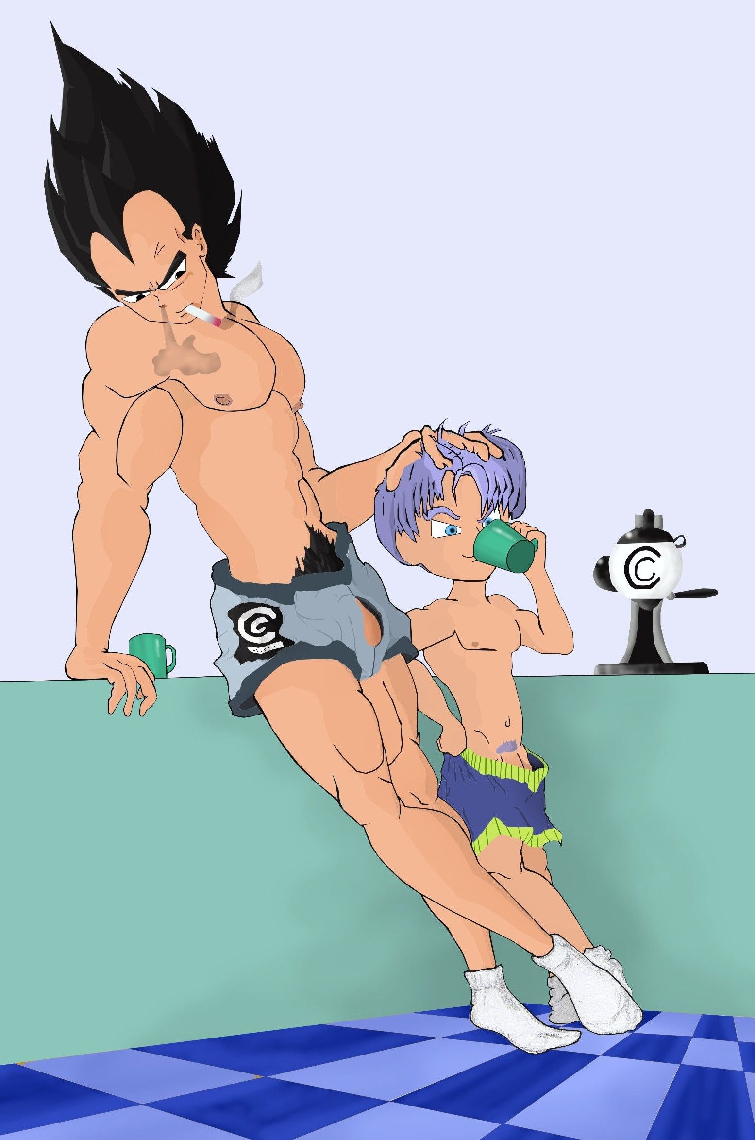 Post 492806: Dragon_Ball_(series) Trunks_Briefs Vegeta