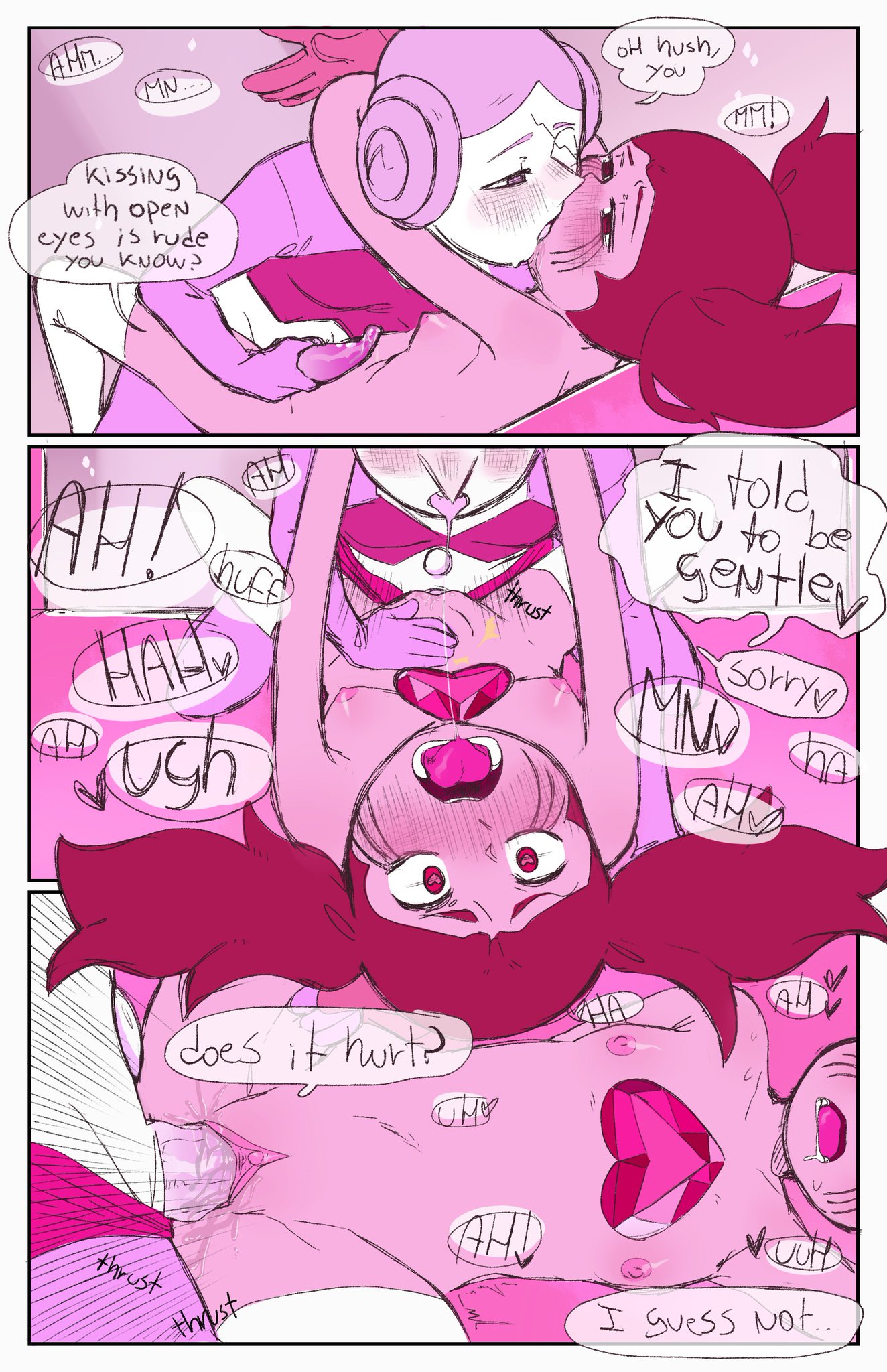 Post 3566291 Comic Gyger Been Pink Pearl Spinel Steven Universe