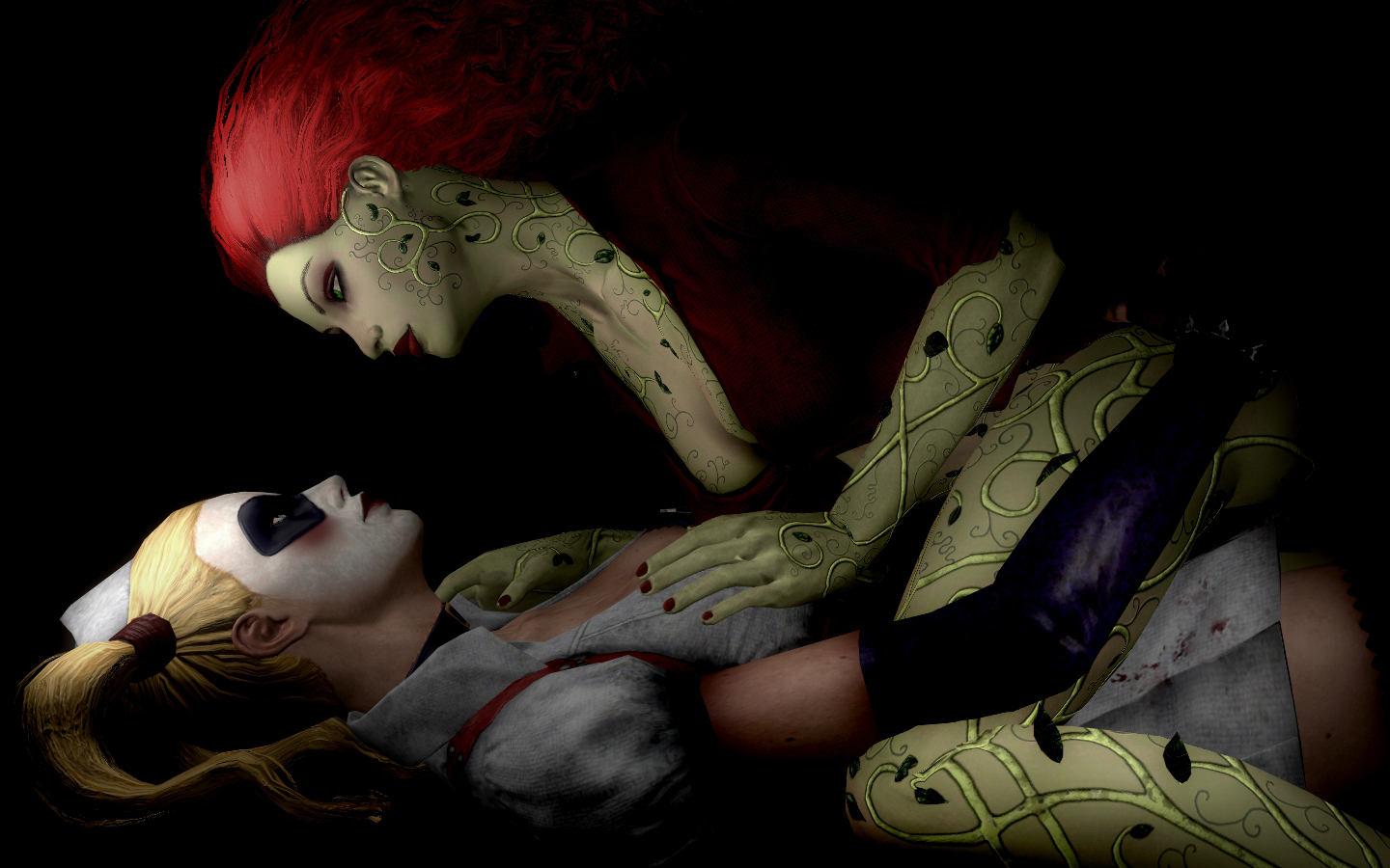 Post 628826: Batman:_Arkham_Asylum Batman_(series) DC Harley_Quinn  Poison_Ivy