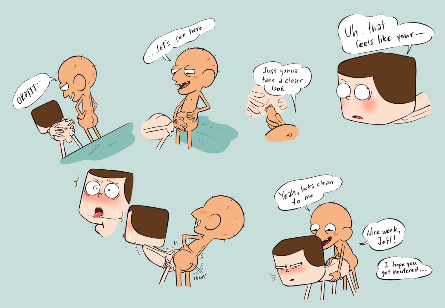 Clarence sumo and jeff fanart