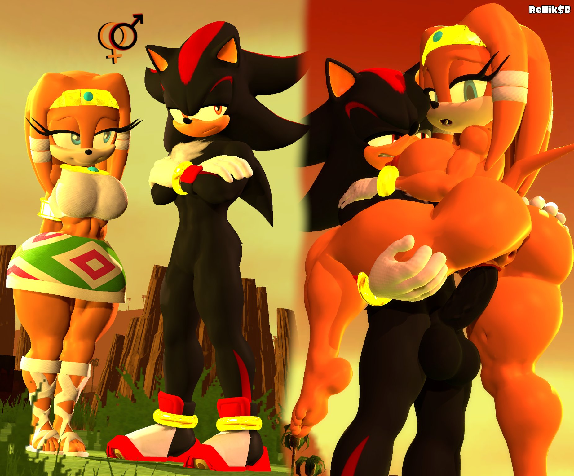 RellikSB Shadow_the_Hedgehog Sonic_the_Hedgehog_(series) Tikal_the_Echidna gmod