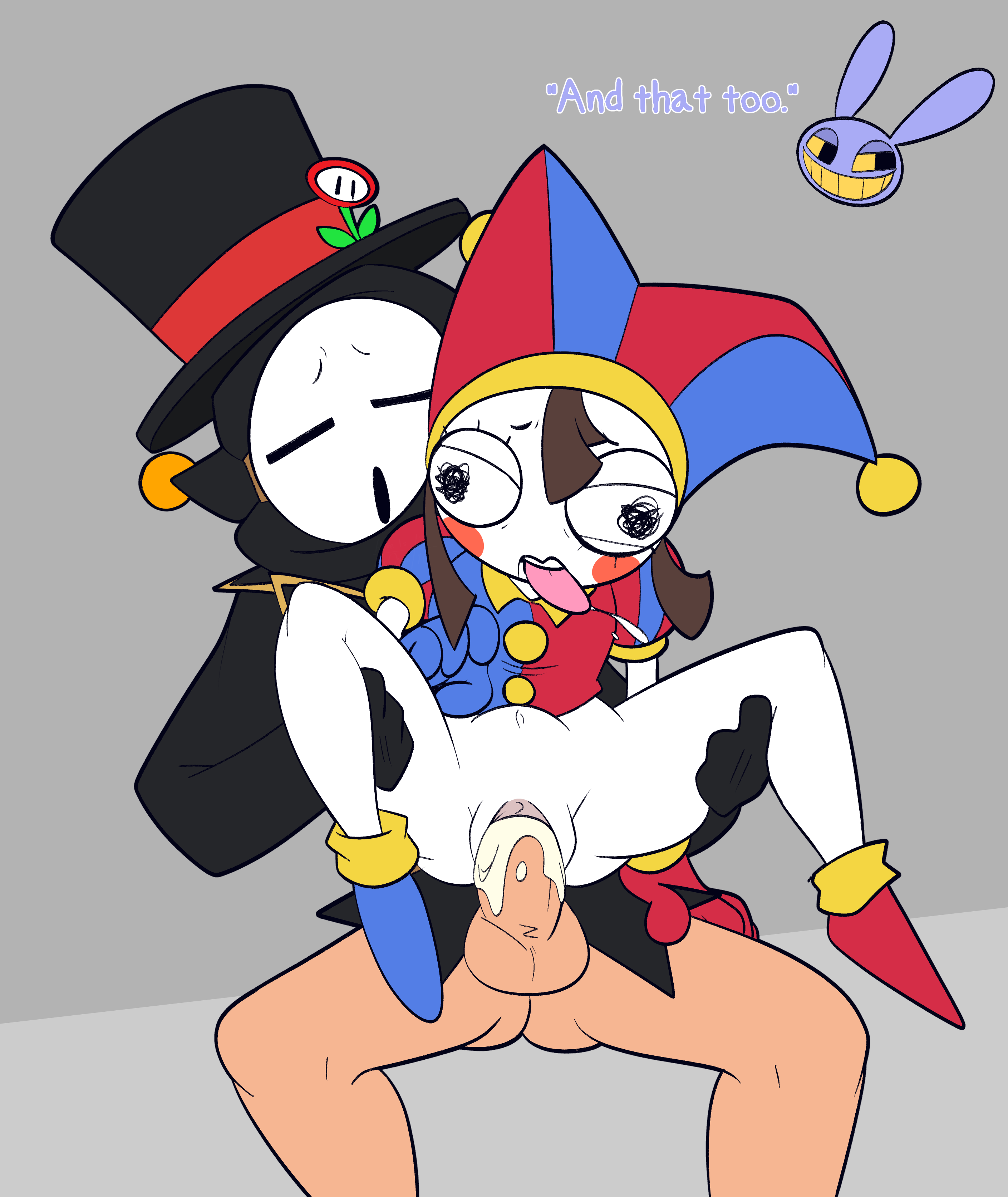 Jax Pomni Shy_Guy Super_Mario_Bros. TheHoraco The_Amazing_Digital_Circus crossover