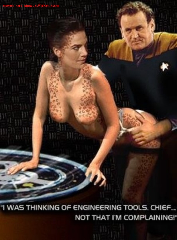 Colm_Meaney Jadzia_Dax Miles_O'Brien Star_Trek Star_Trek:_Deep_Space_9 Terry_Farrell fakes trekfake