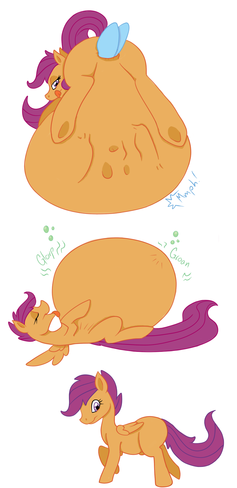 Post 1276426: Cutie_Mark_Crusaders Dragga Friendship_is_Magic  My_Little_Pony nightmarebros Rainbow_Dash Scootaloo