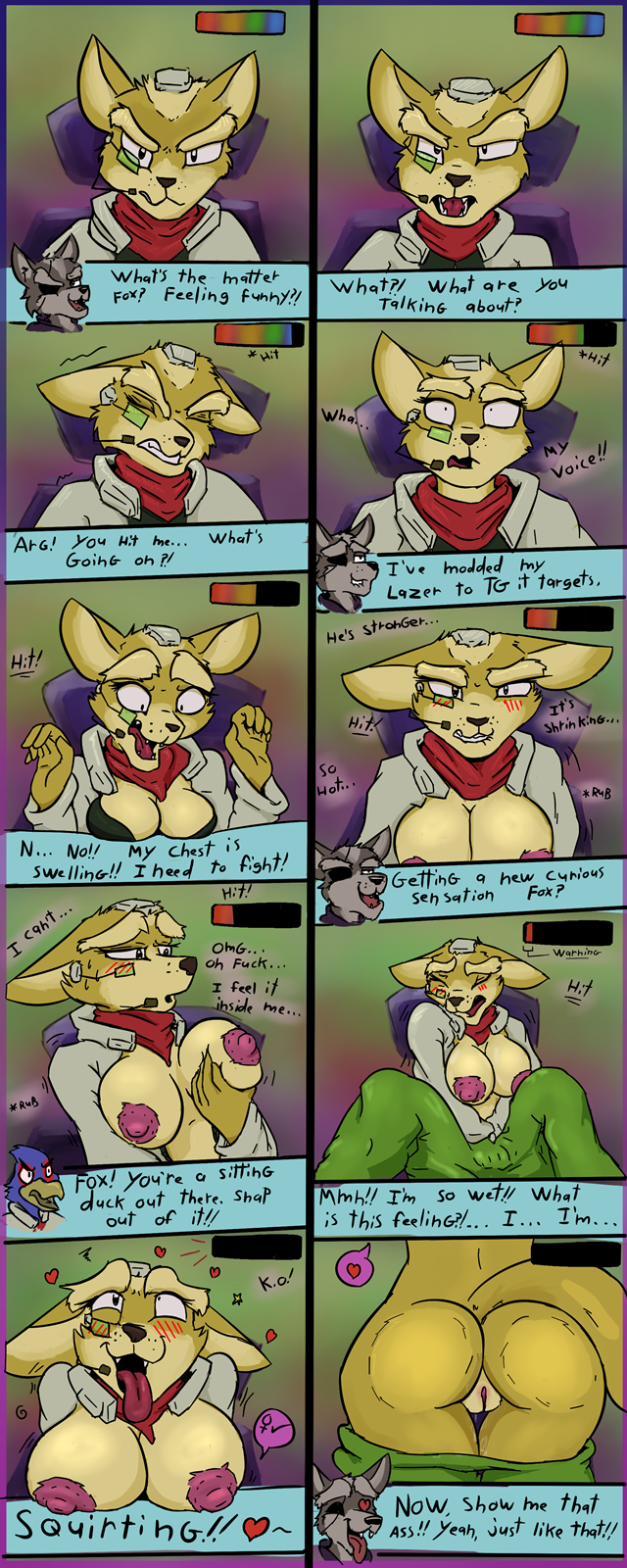 Post 3796618 Comic Crayonstix Foxmccloud Rule63 Starfox Wolfodonnell