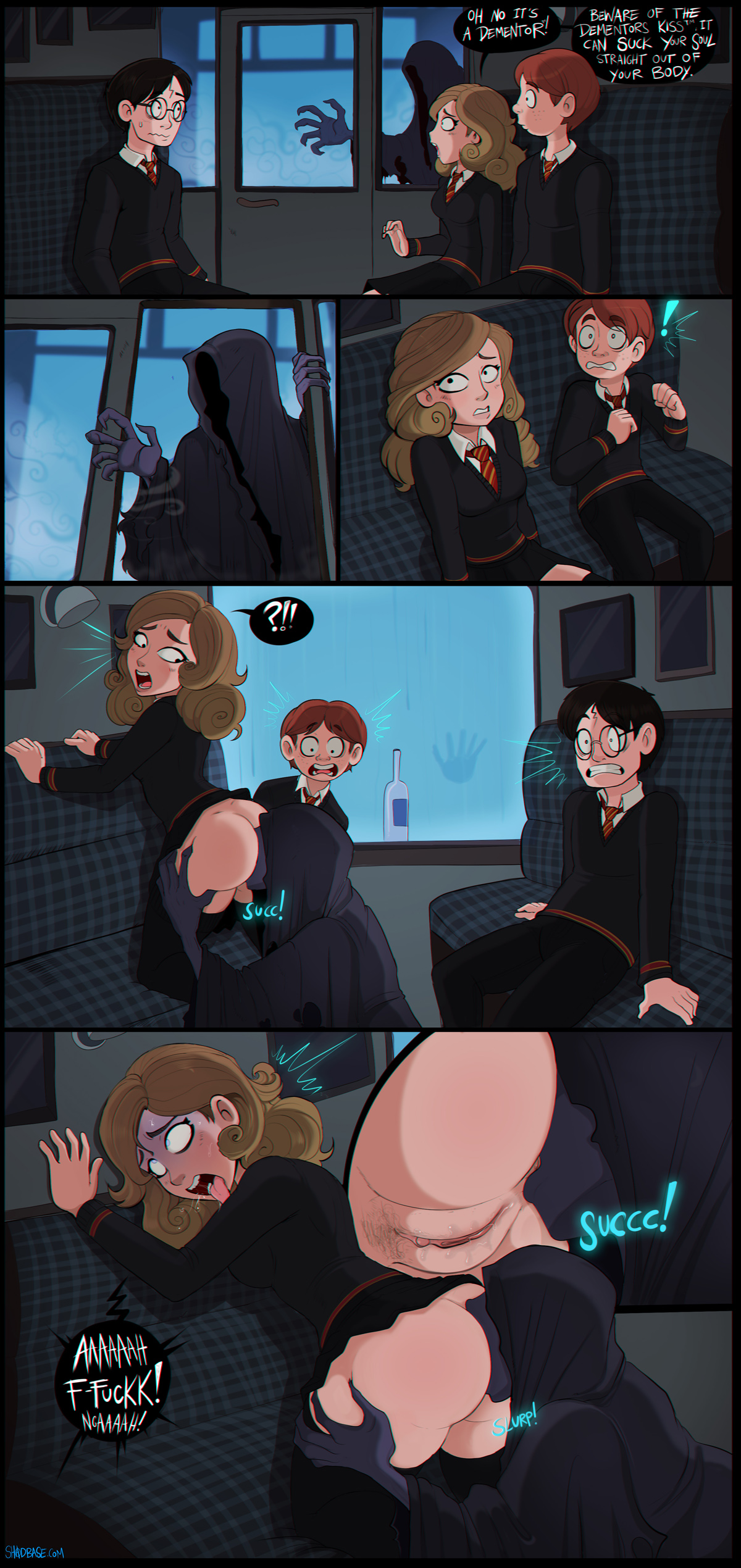 Post 2865358 Comic Dementor Harryjamespotter Harrypotter Hermionegranger Ronweasley Shadman 