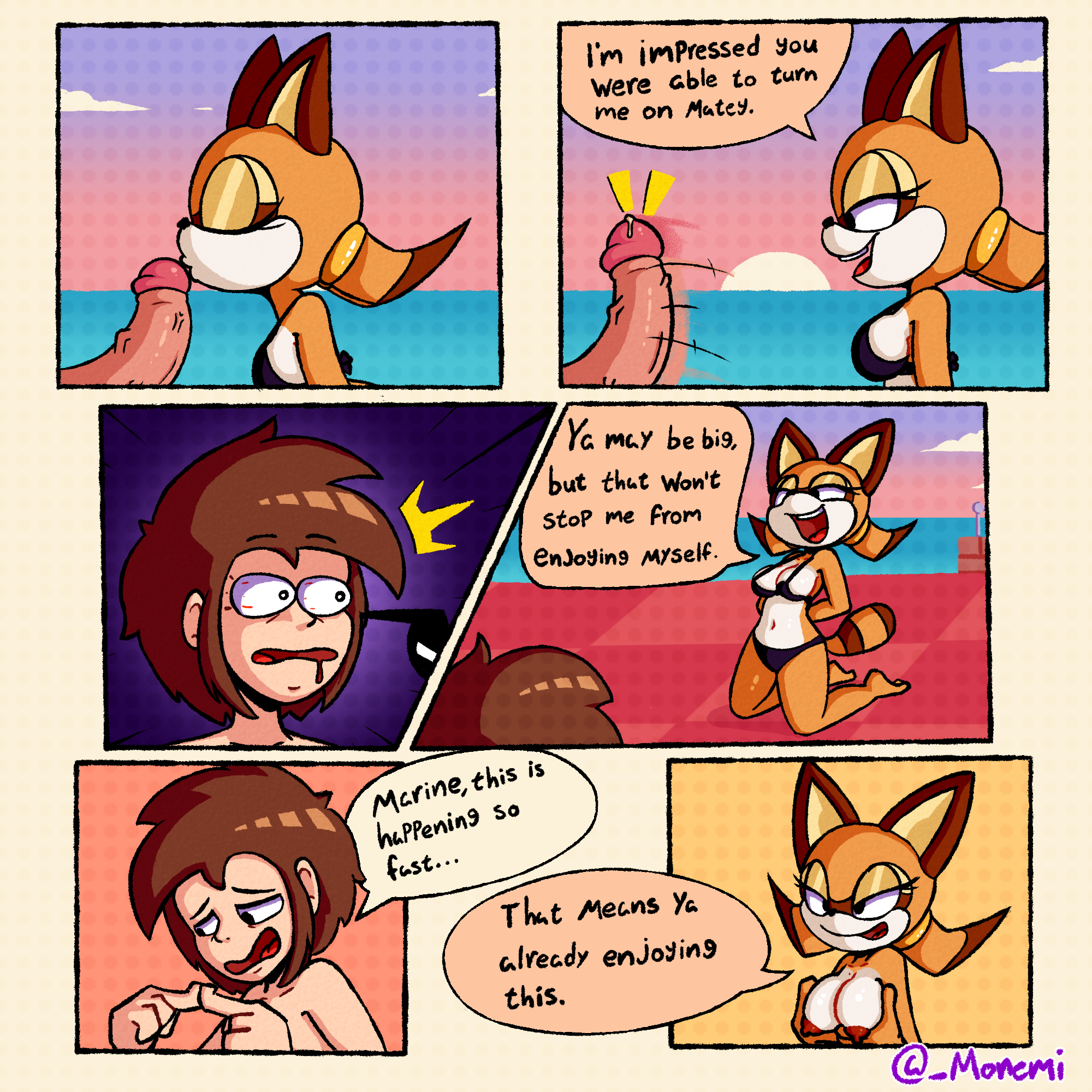 Marine_the_Raccoon Sonic_the_Hedgehog_(series) comic monemi