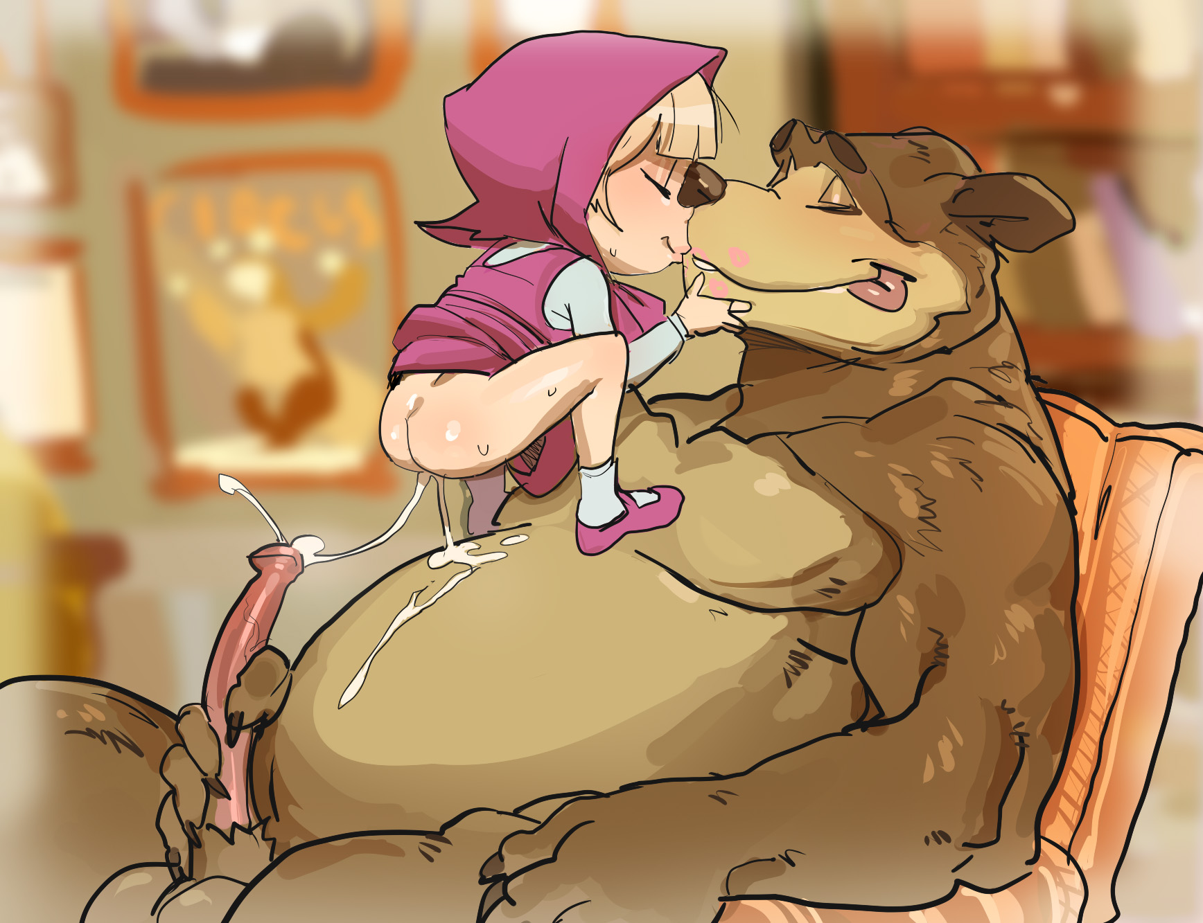 Masha and the bear xxx