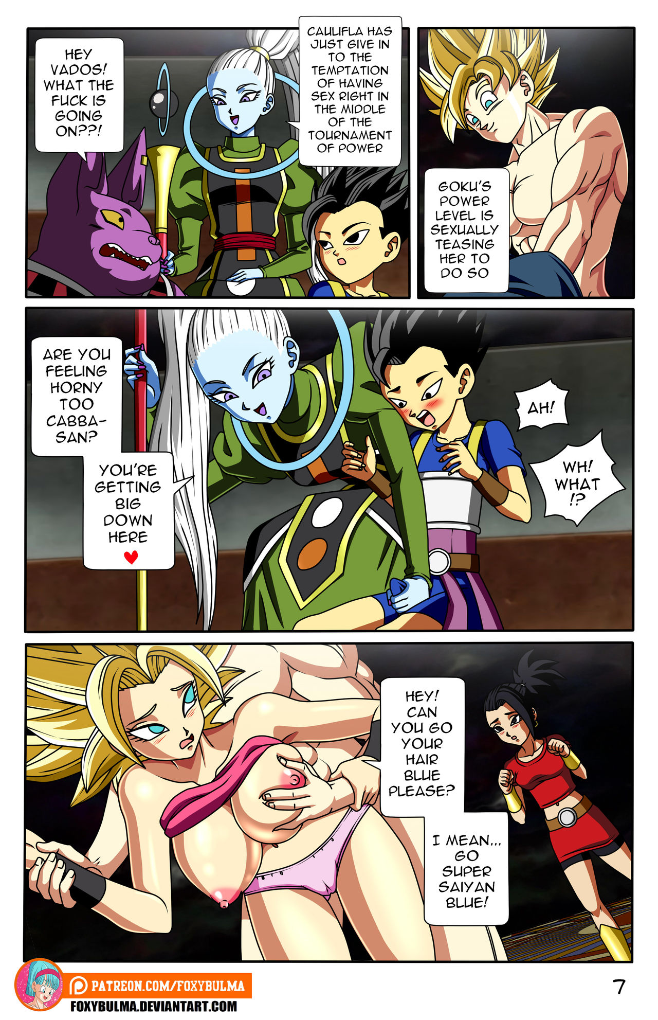 Post 3154515 Cabba Caulifla Comic Dragonballseries Foxybulma Kale Saiyanlove Songoku Vados 8253