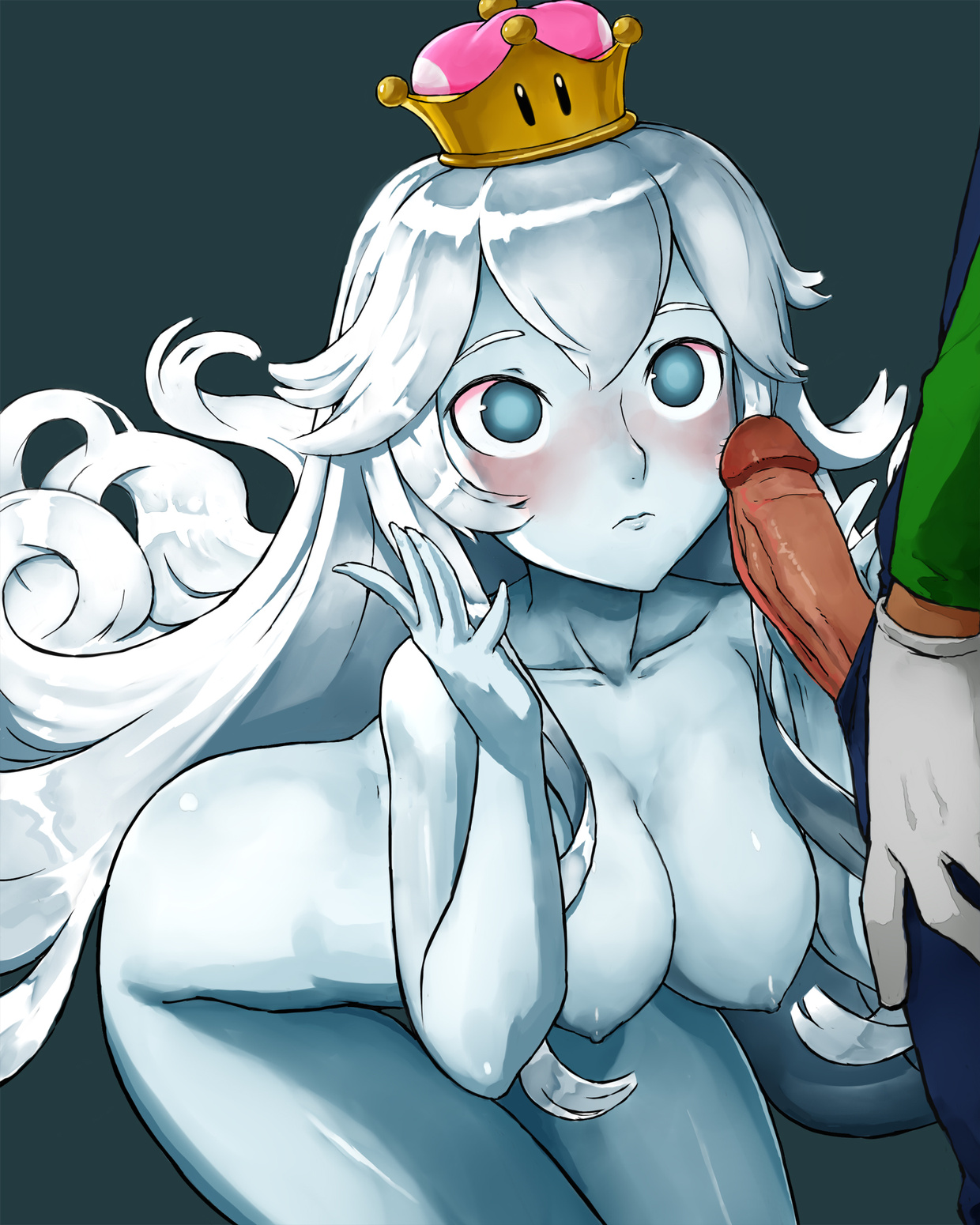 Boosette King_Boo Luigi New_Super_Mario_Bros._U_Deluxe Rule_63 Super_Crown Super_Mario_Bros. haraya