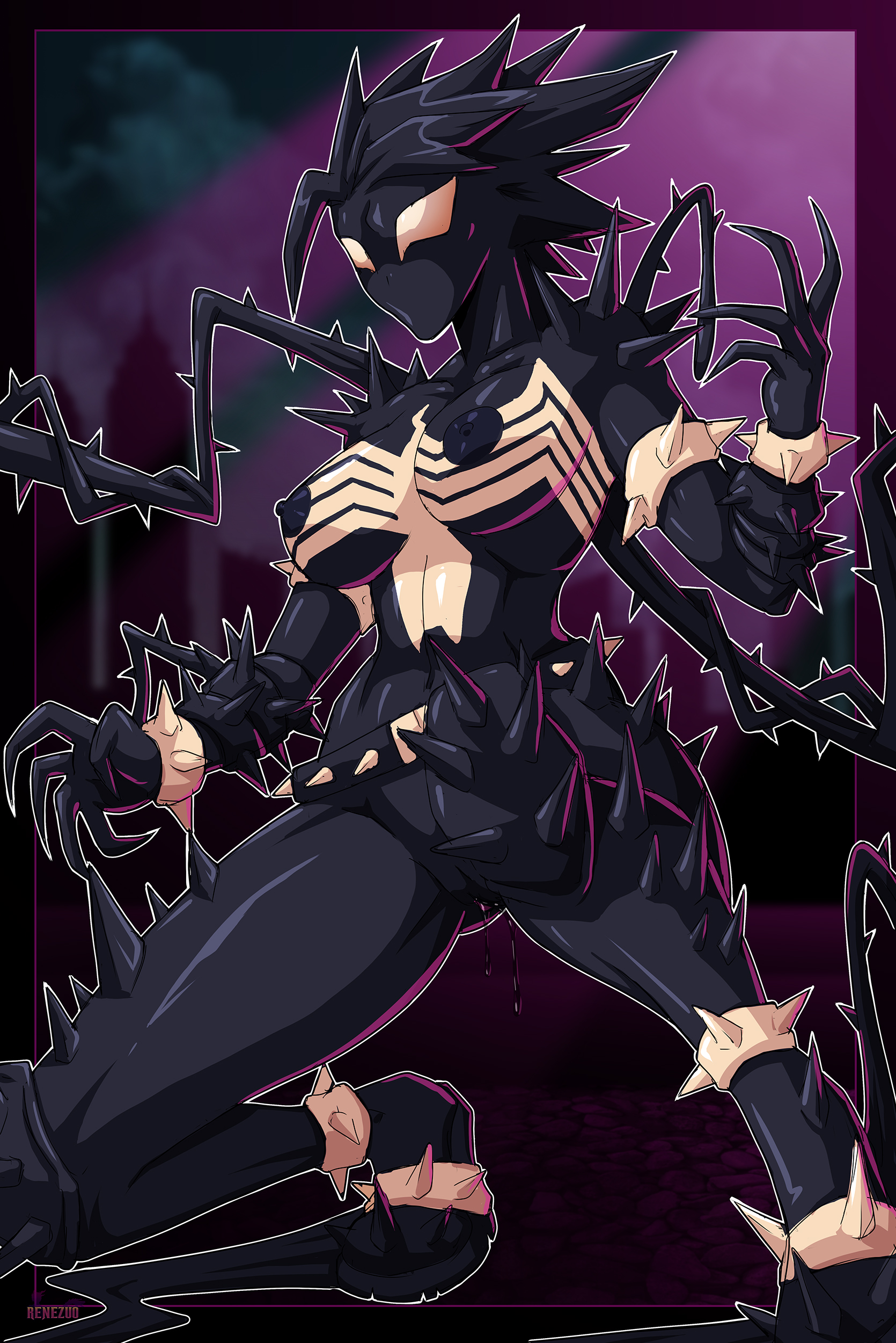 Andrea_Benton Mania Marvel Renezuo Spider-Man_(series) symbiote