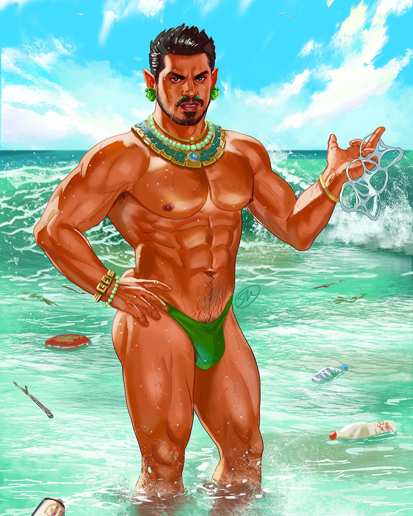 Post 5292759: Black_Panther Marvel Marvel_Cinematic_Universe Namor  stephendraws Tenoch_Huerta