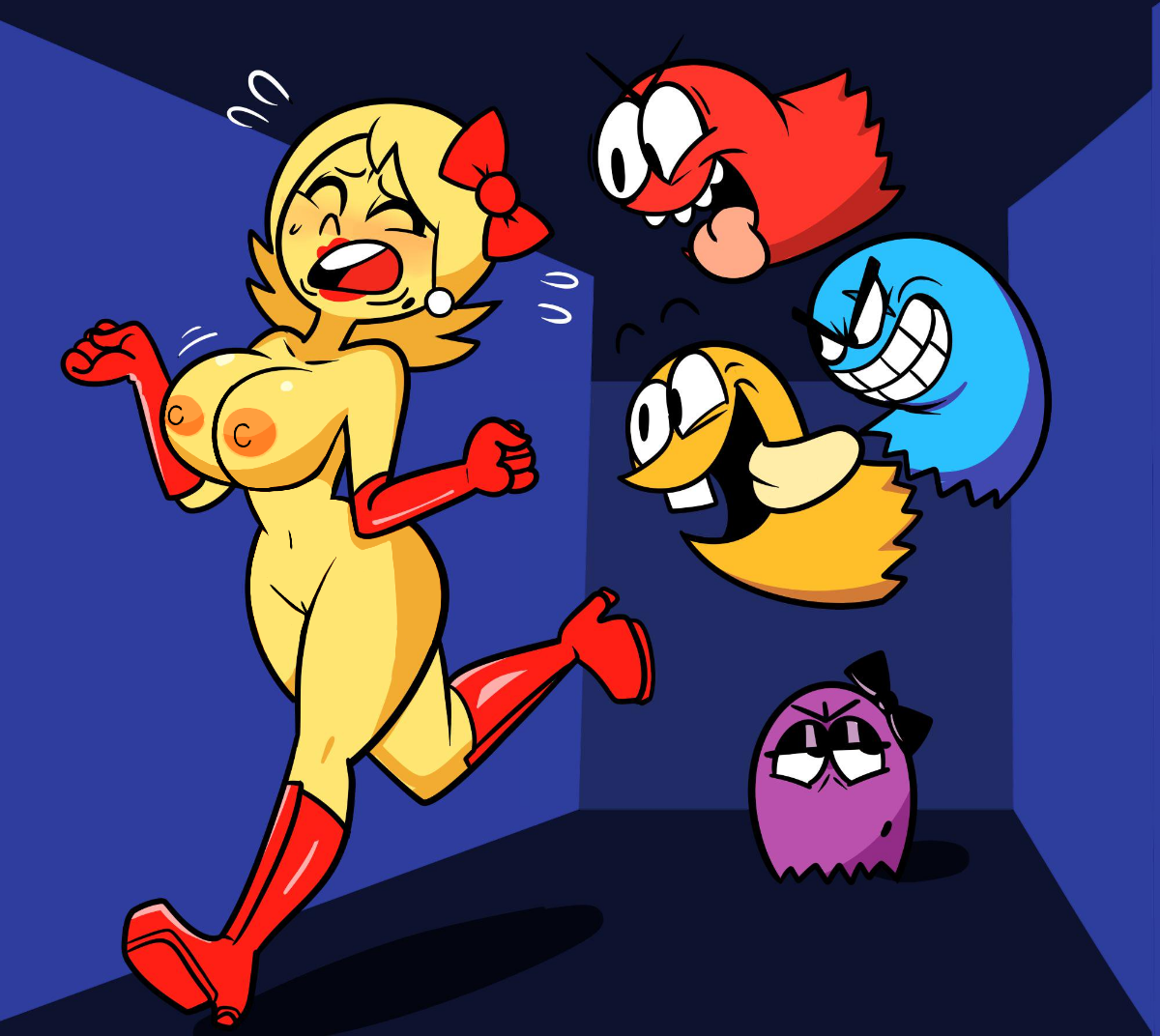 Blinky Clyde Ghost_Gang Inky Ms._Pac-Man Pac-Man_(series) Sue SuperSpoe edit