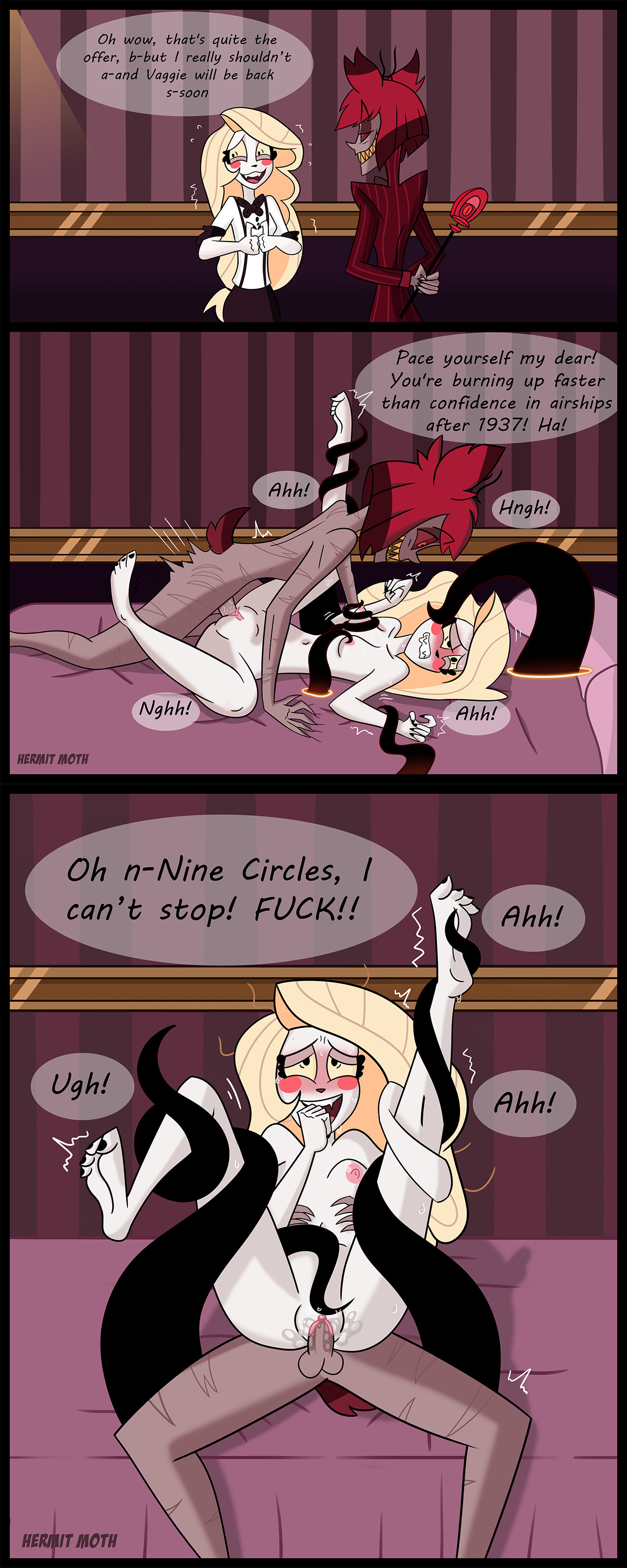 Post 3954431: Alastor Charlie_Morningstar comic Hazbin_Hotel HermitMoth