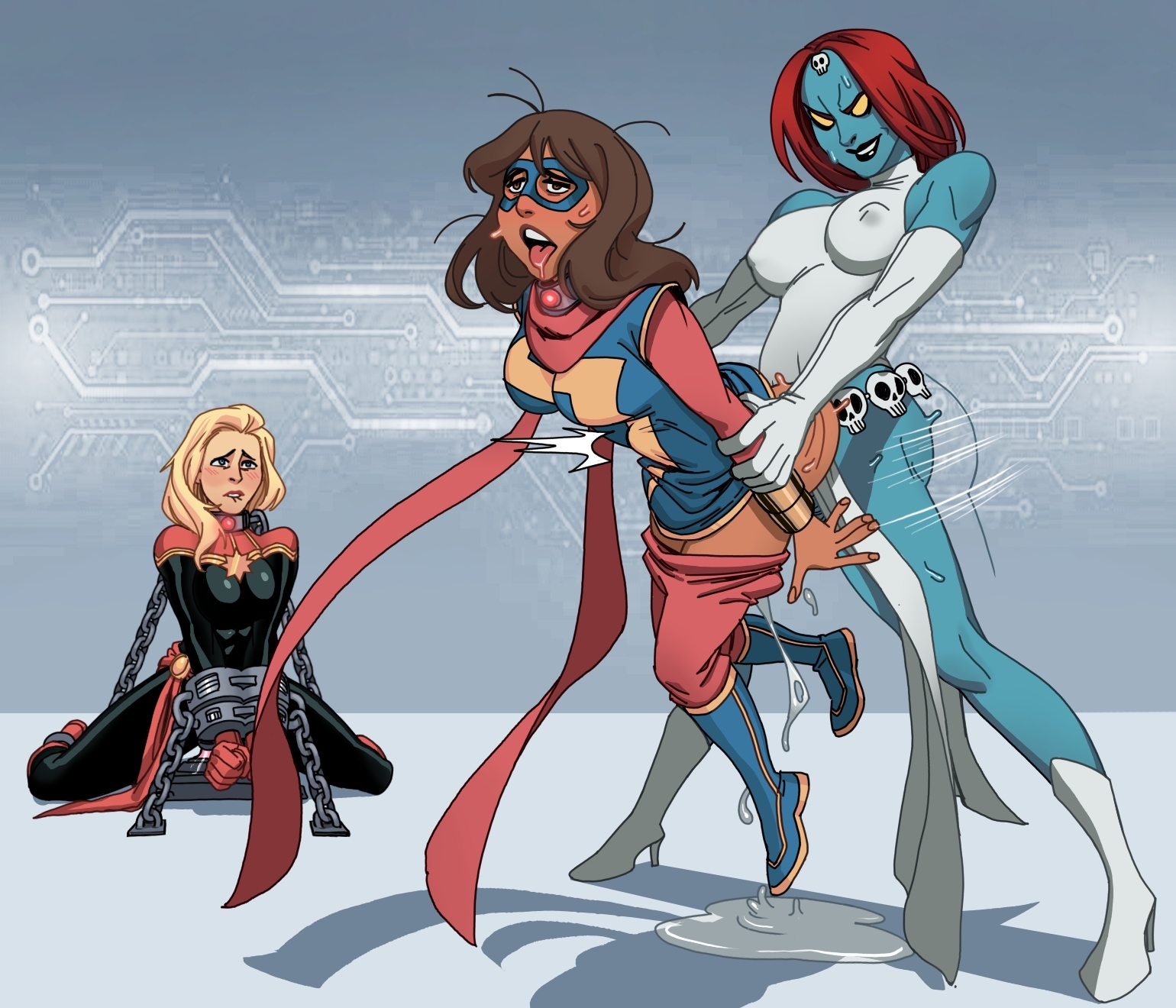 Captain_Marvel Carol_Danvers Kamala_Khan Marvel Ms._Marvel Mystique X-Men