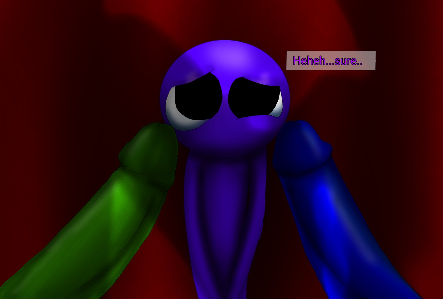 Post 5682338 Blue Green Justjenna Artist Purple Rainbow Friends Roblox