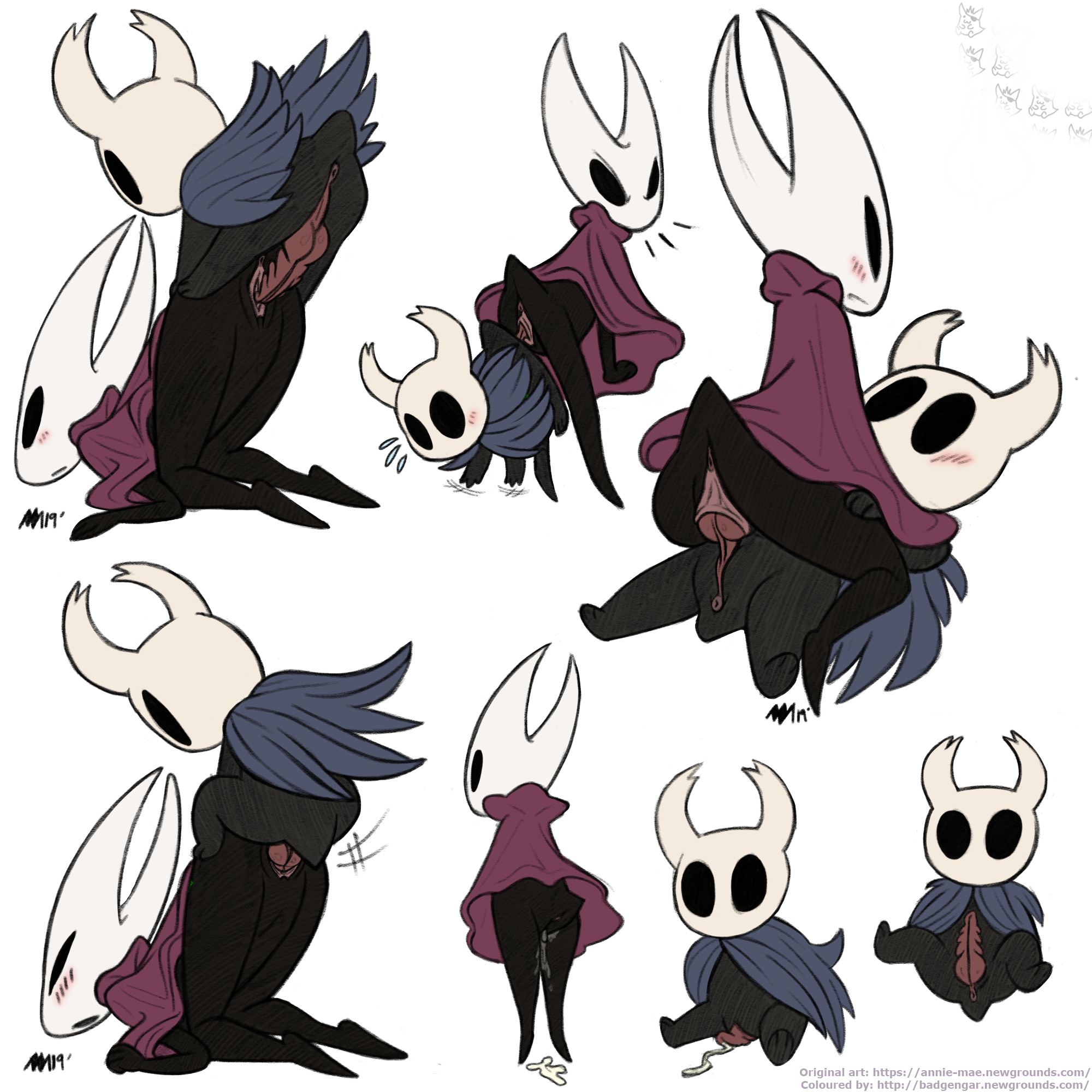 Annie-Mae BadGengar Hollow_Knight Hornet The_Knight