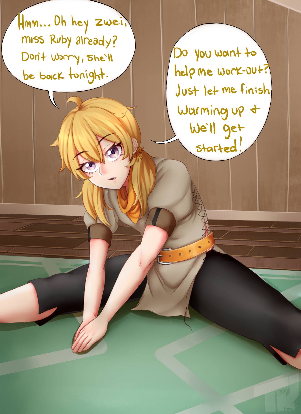 Post 3432198 Rwby Tabletknight Yangxiaolong Zwei