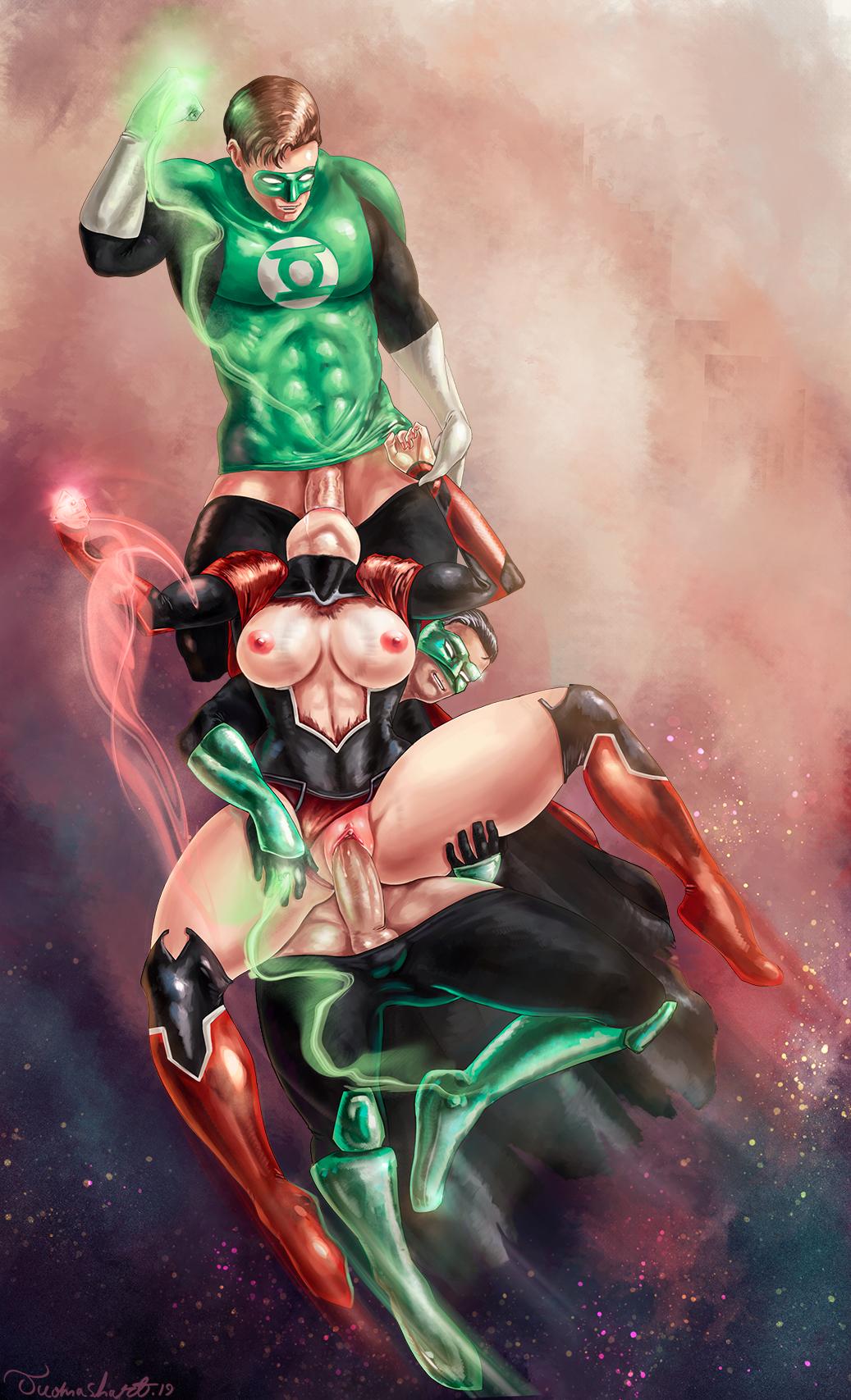 Post 3298721 Dc Green Lantern Green Lantern Corps Hal Jordan Kyle Rayner Red Lantern Red