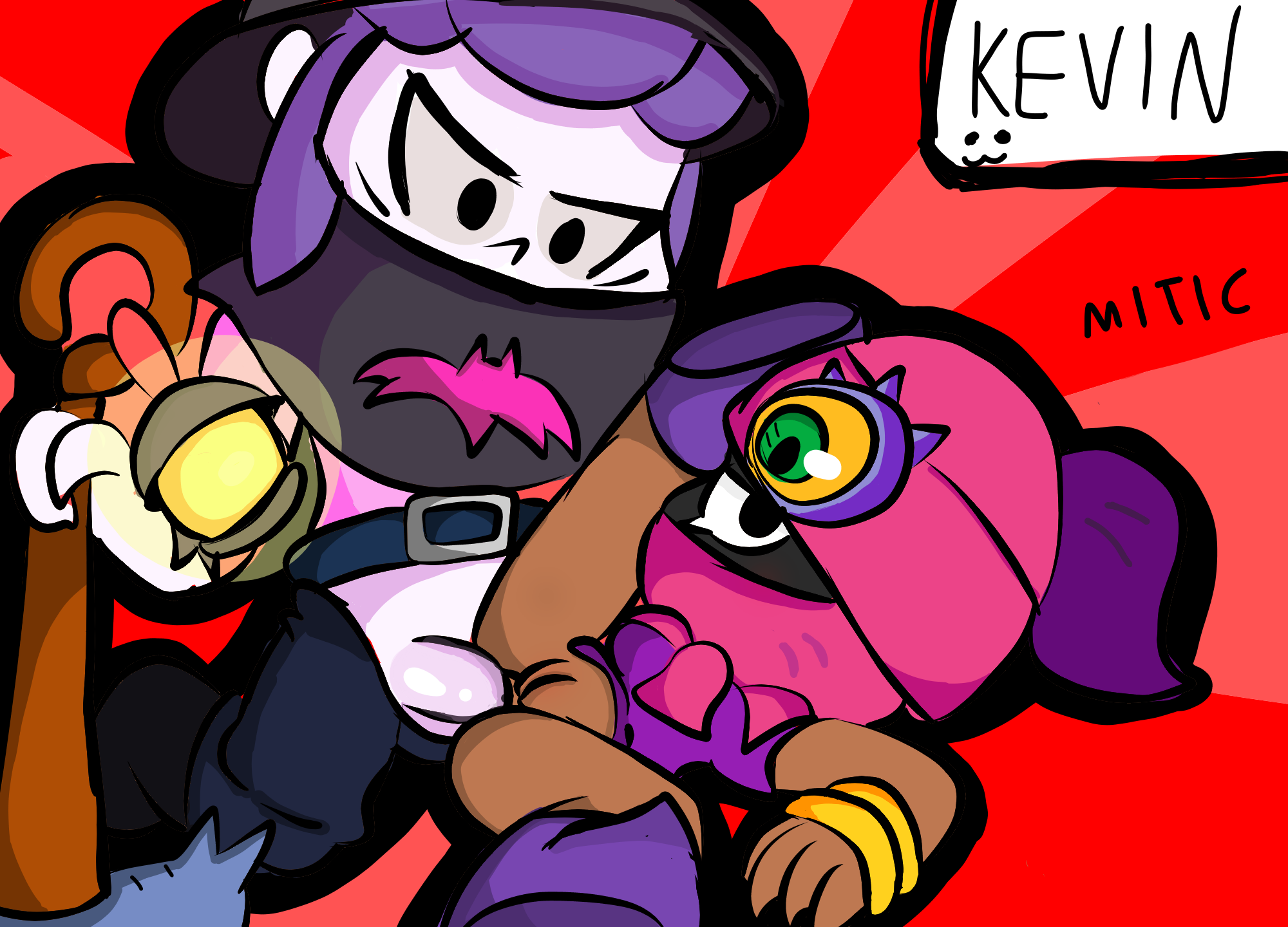 Post 3195878: Brawl_Stars Kevinsimp Mortis Tara