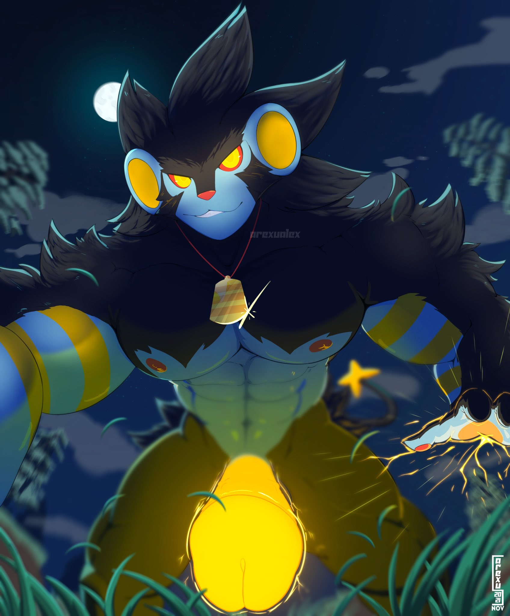 Post Arexu Luxray Porkyman