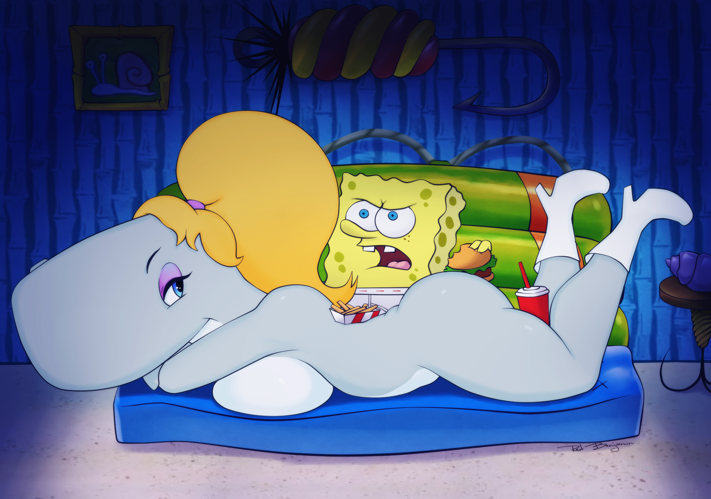 Pearl_Krabs RedBenjamin SpongeBob_SquarePants SpongeBob_SquarePants_(series)