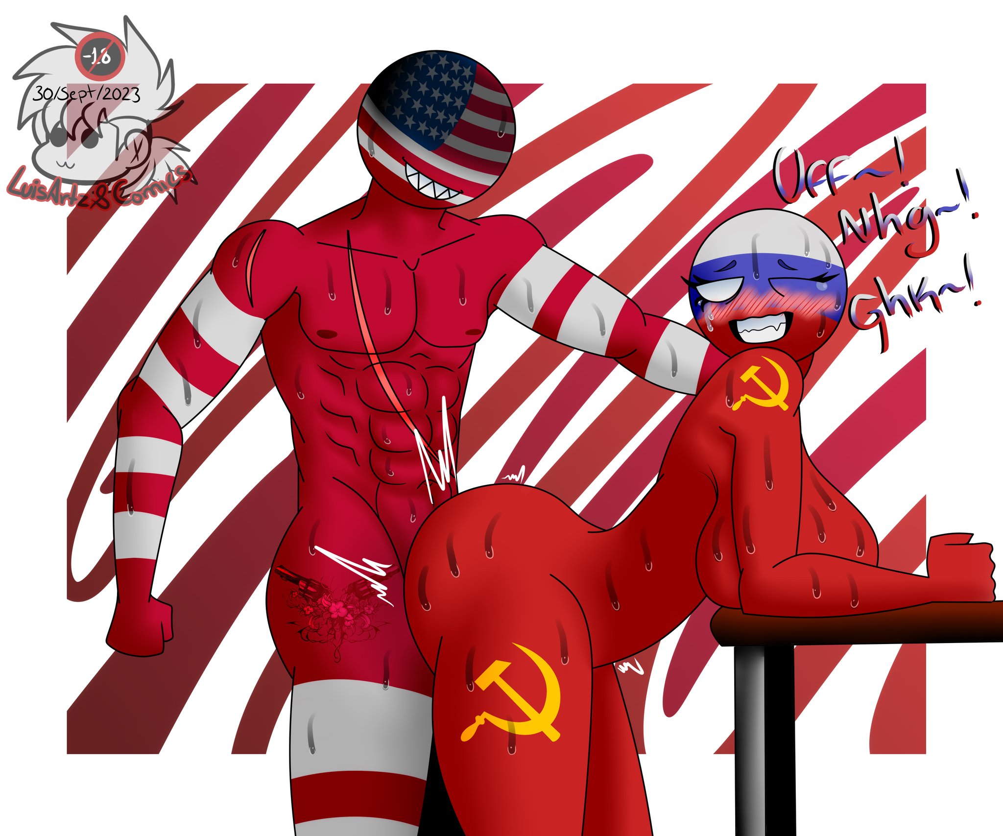 Post 5983352: America Countryhumans LuisArtz Russia Soviet_Union USA