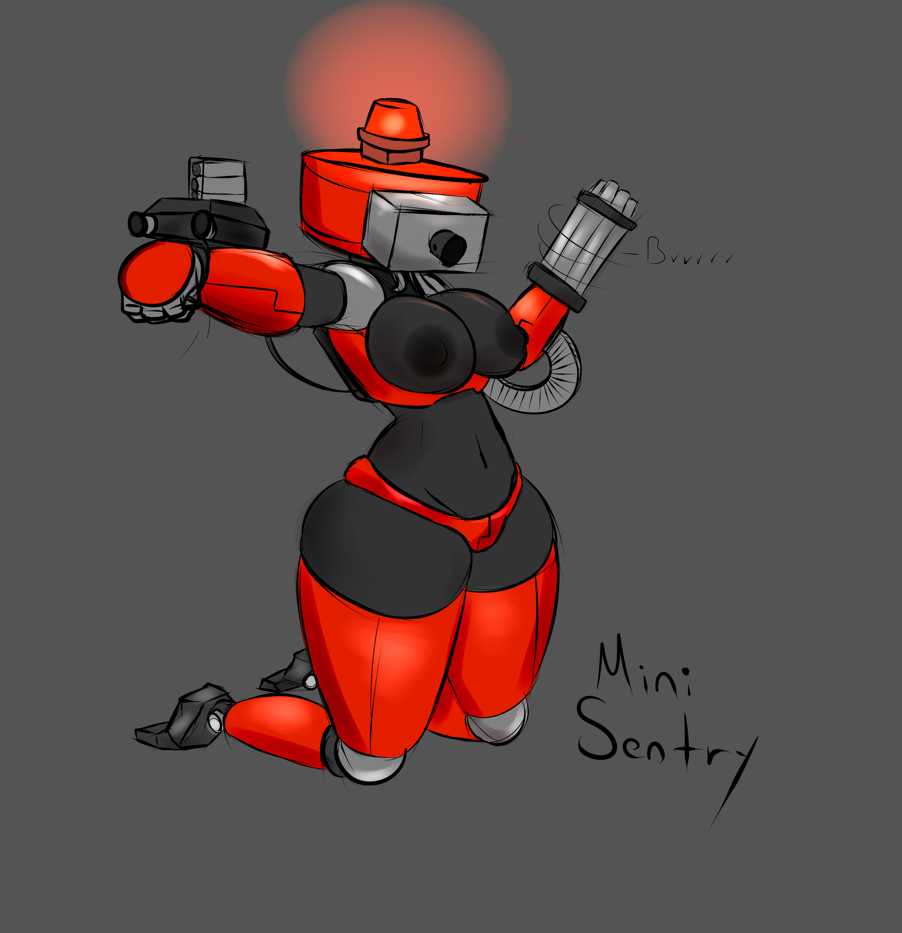 Post 2431071: inanimate mini-sentry Team_Fortress_2