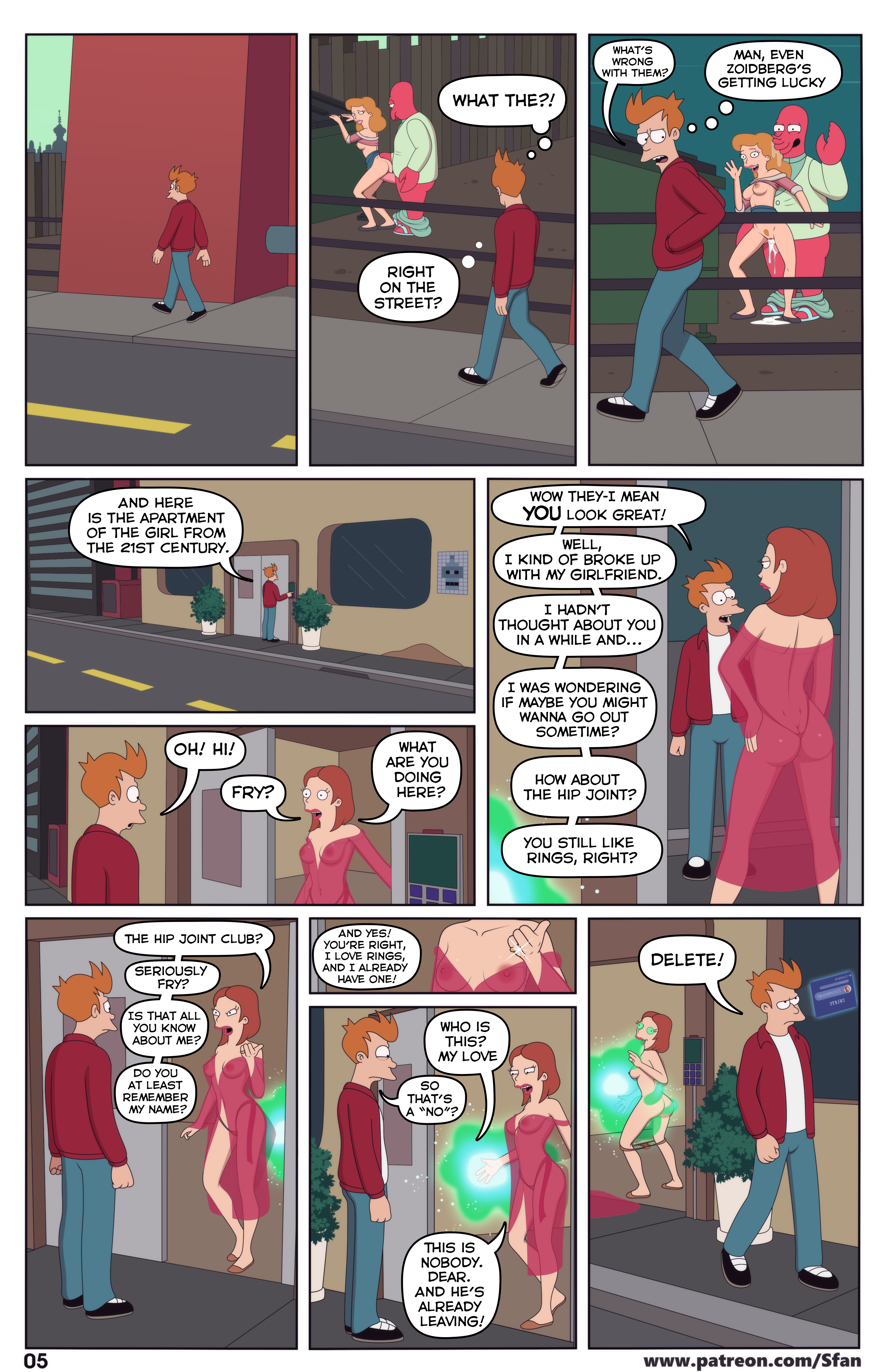 21st_Century_Girl Futurama Marianne Philip_J._Fry Sfan Zoidberg comic tagme