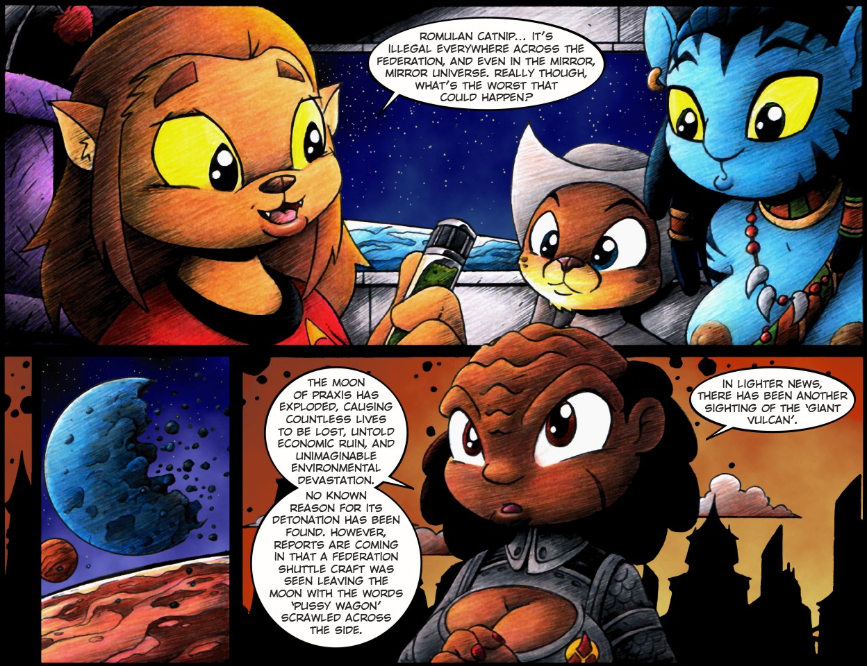 Klingon Porn Comic - Post 1068145: brothers_grinn Caitian comic crossover Doctor_Who  James_Cameron's_Avatar Klingon M'ress Na'vi Sister_of_Plenitude Star_Trek  Star_Trek:_The_Animated_Series