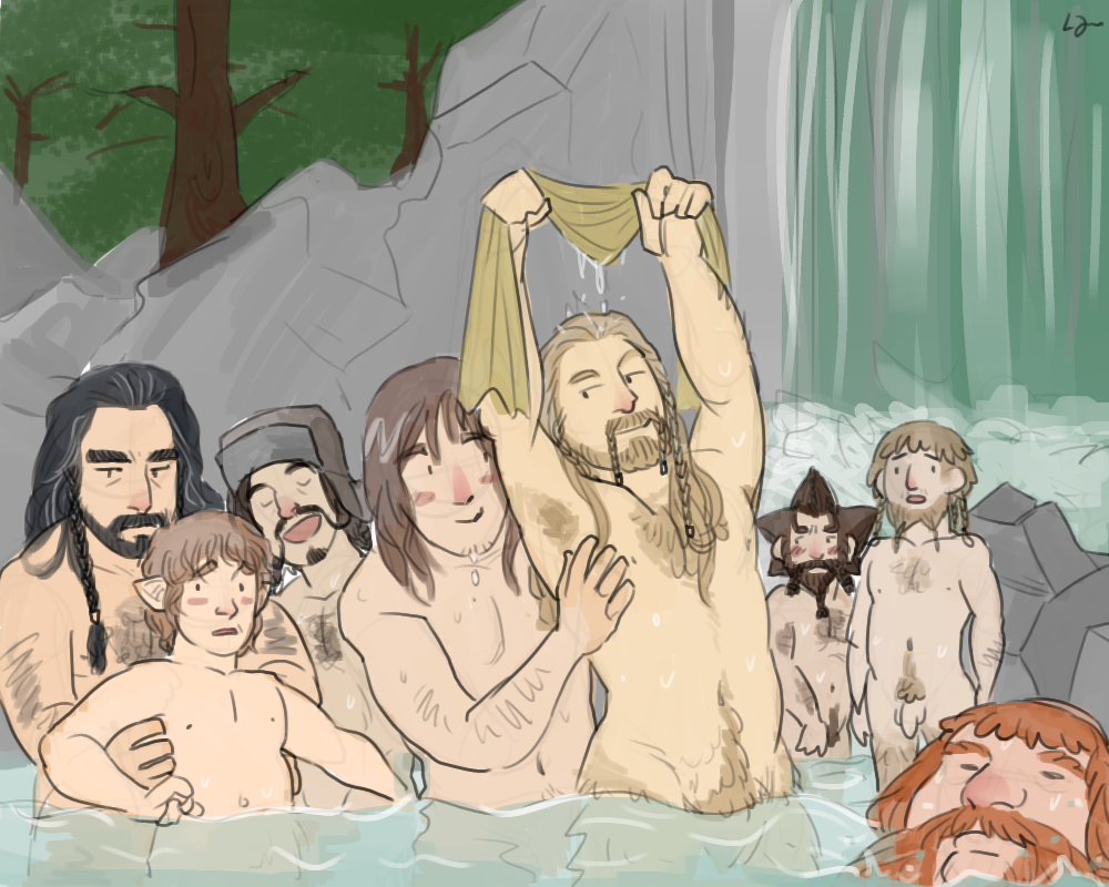 Bilbo_Baggins Bofur Fili Kili Nori Ori The_Hobbit Thorin_Oakenshield bombur