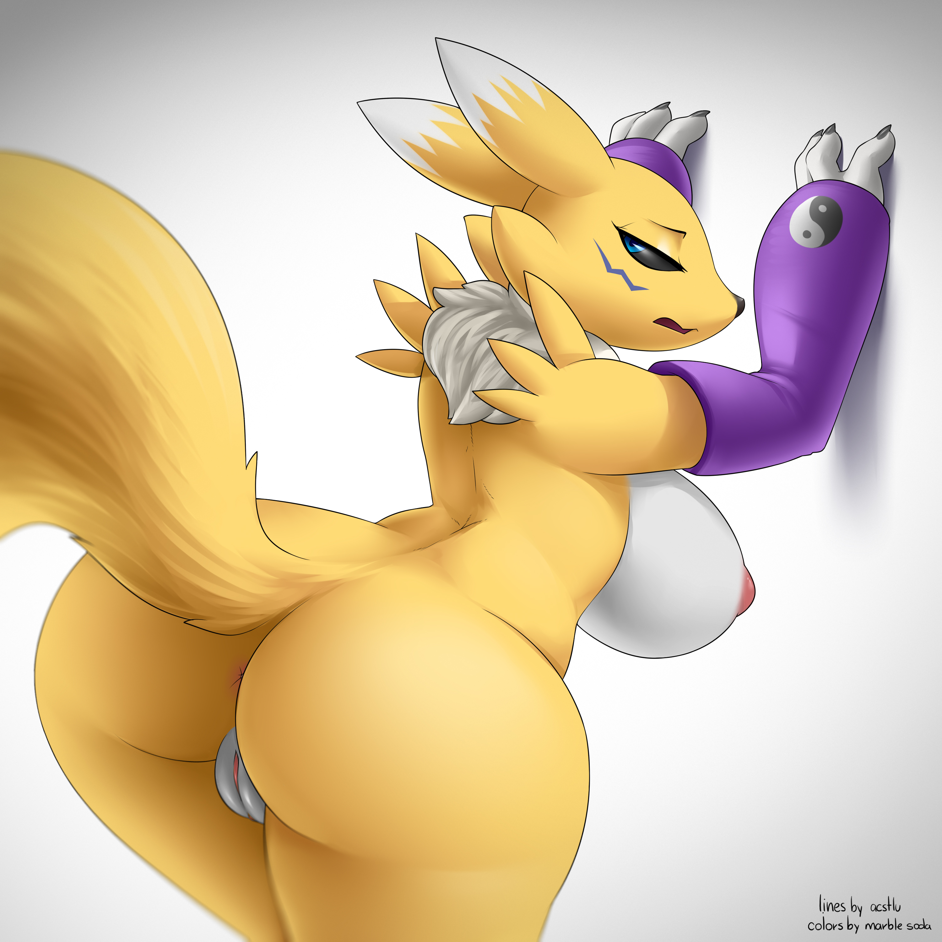 Digimon MarbleSoda Renamon acstlu