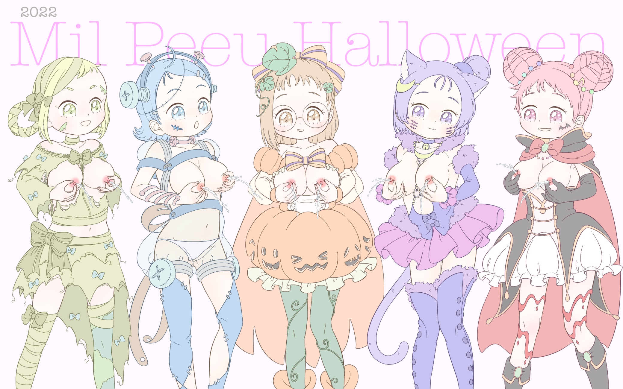 Post 5591639 Aikosenoo Doremiharukaze Halloween Hazukifujiwara Milpeeu Momokoasuka Ojamajo 1950